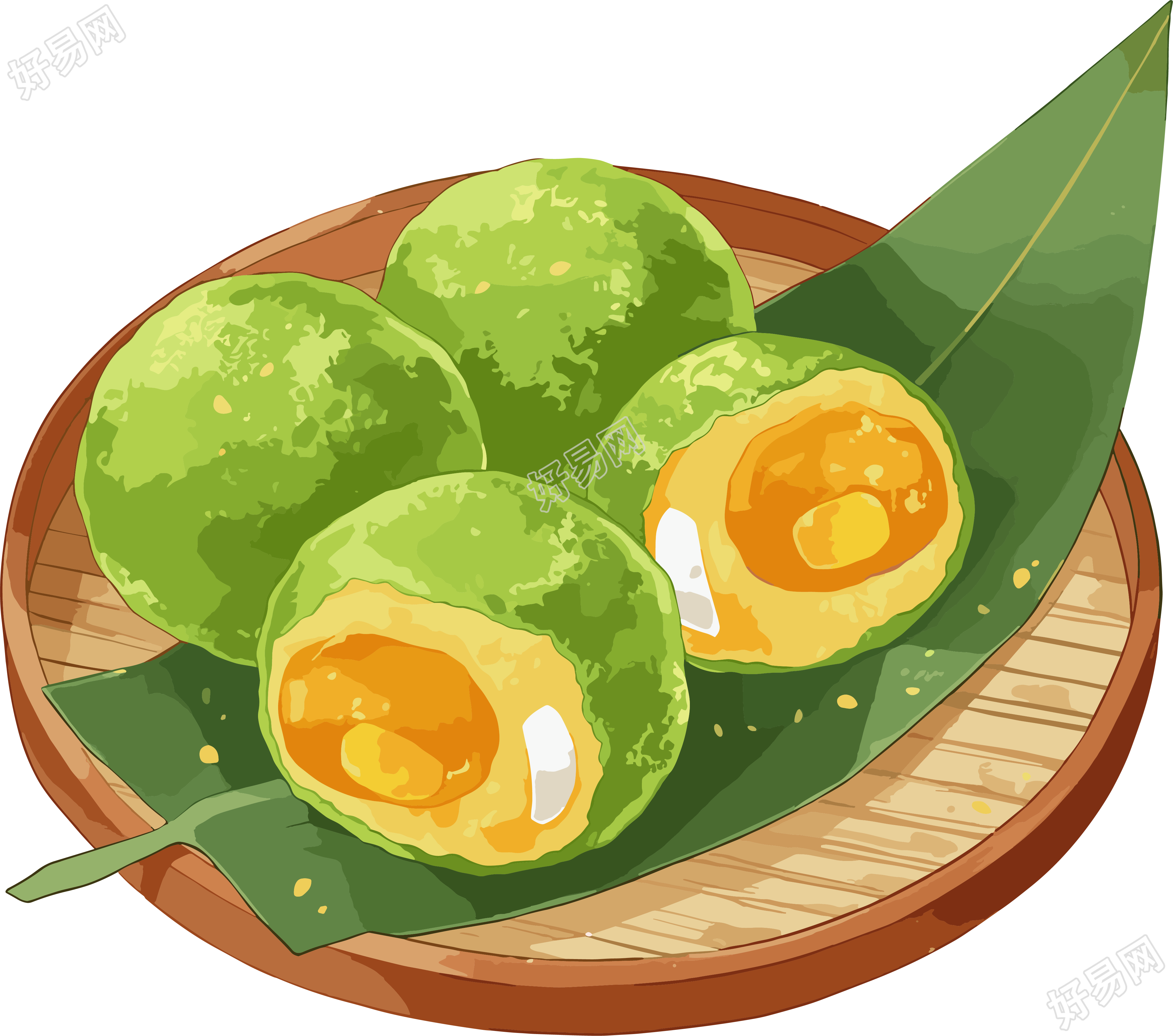青团装饰素材