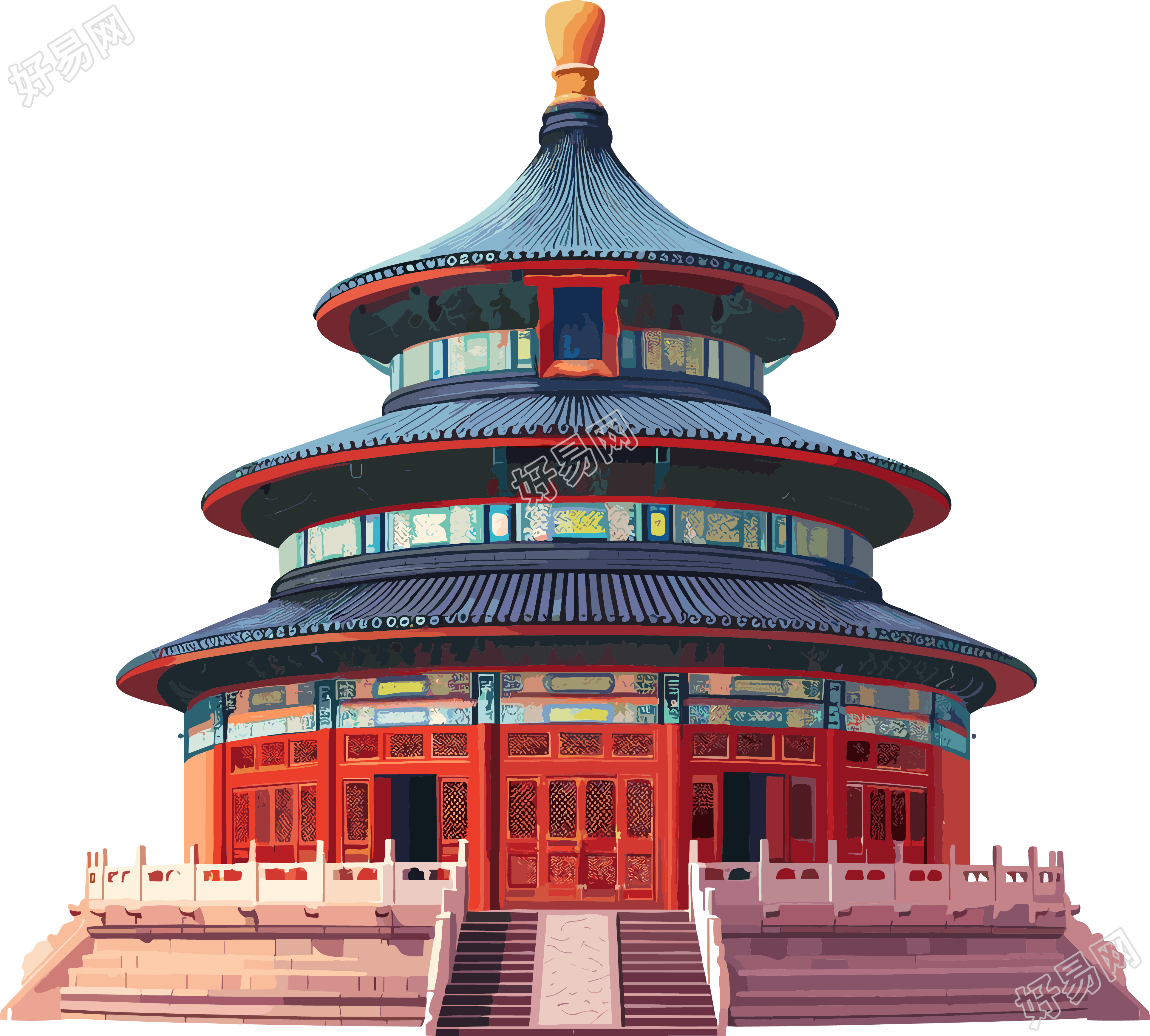 天坛商业设计元素