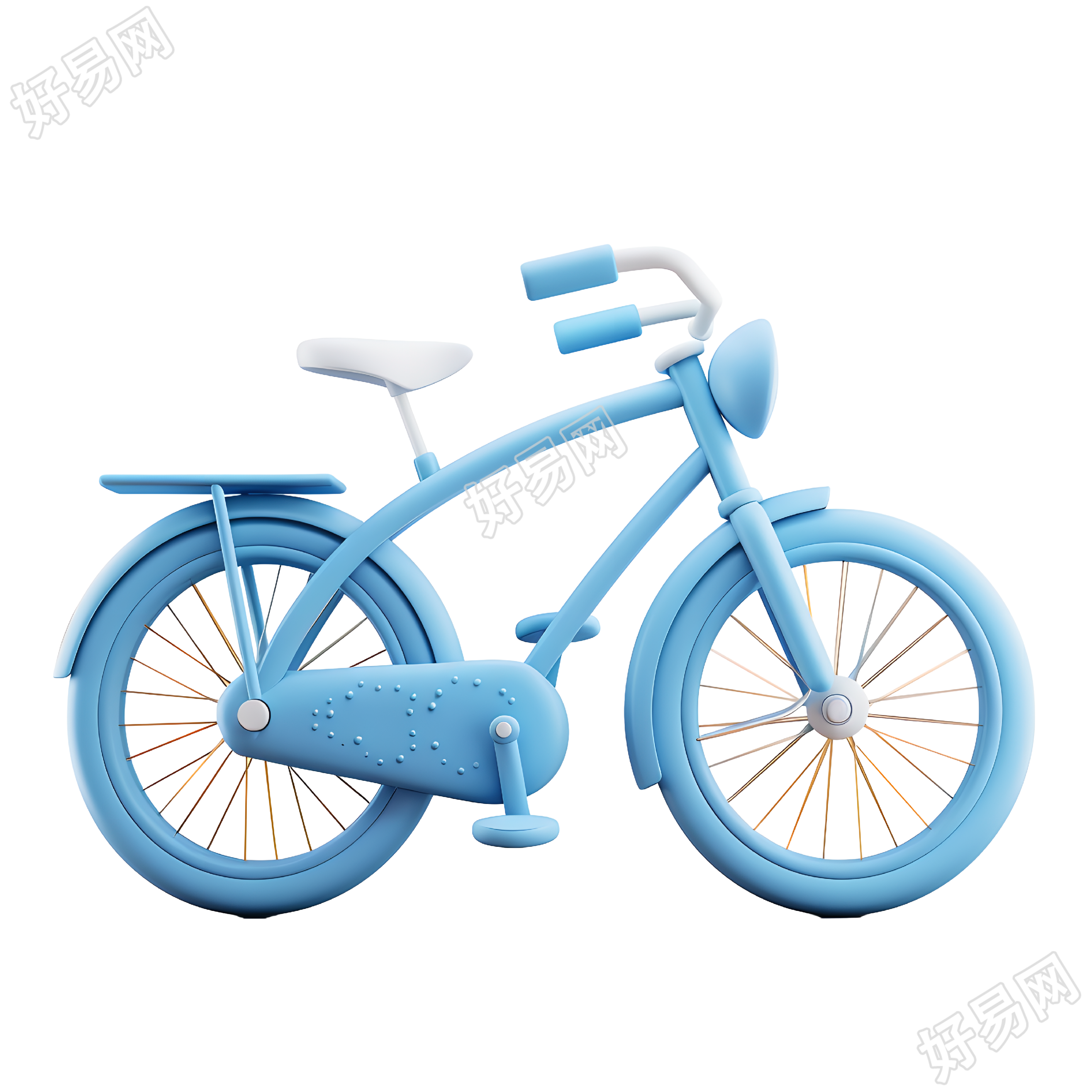 3D自行车商业设计素材