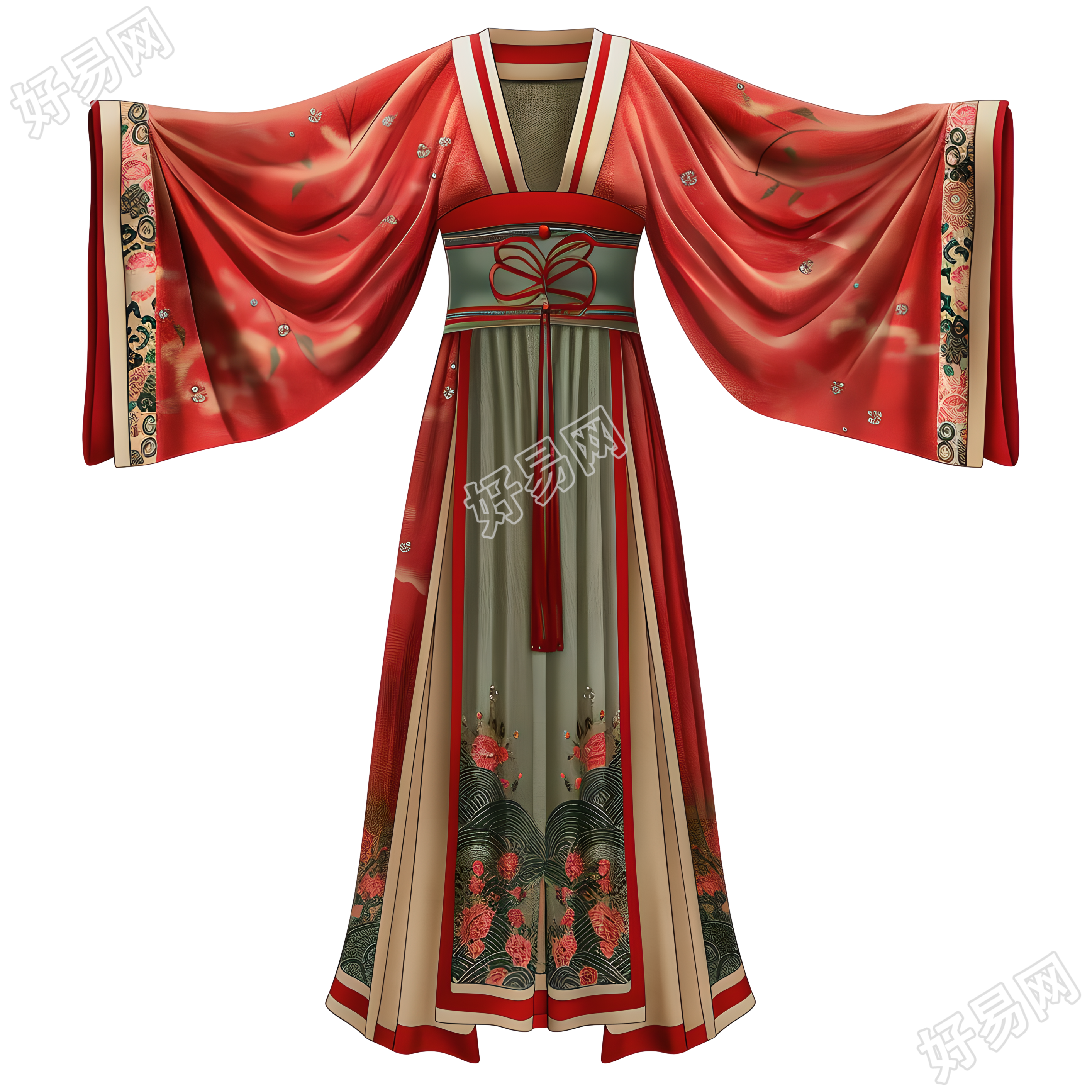 古代服饰唯美插画