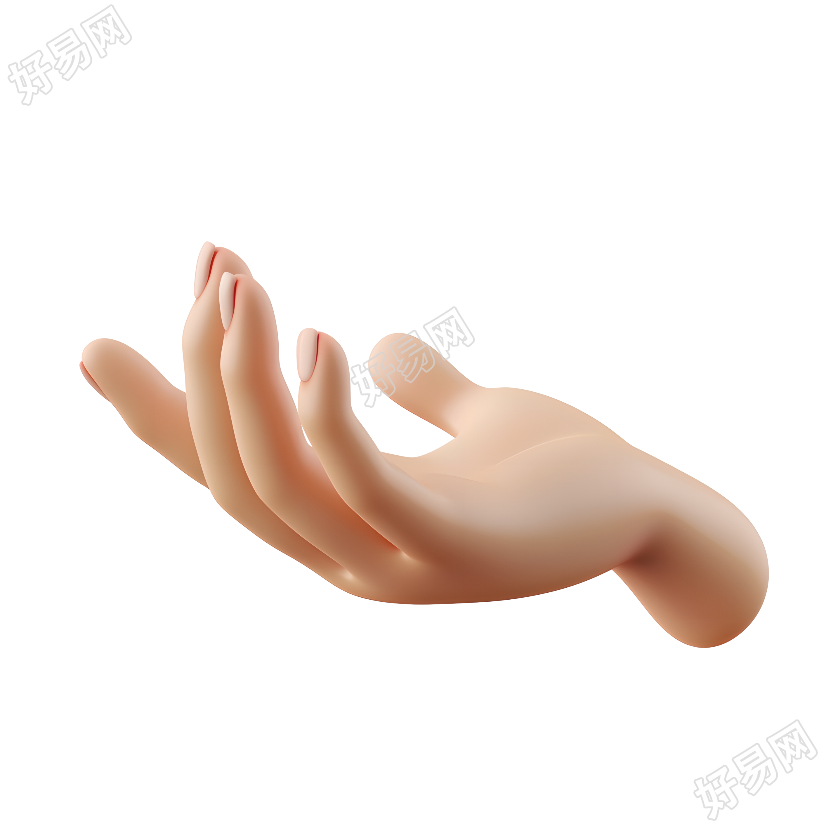 3d小手商用插画
