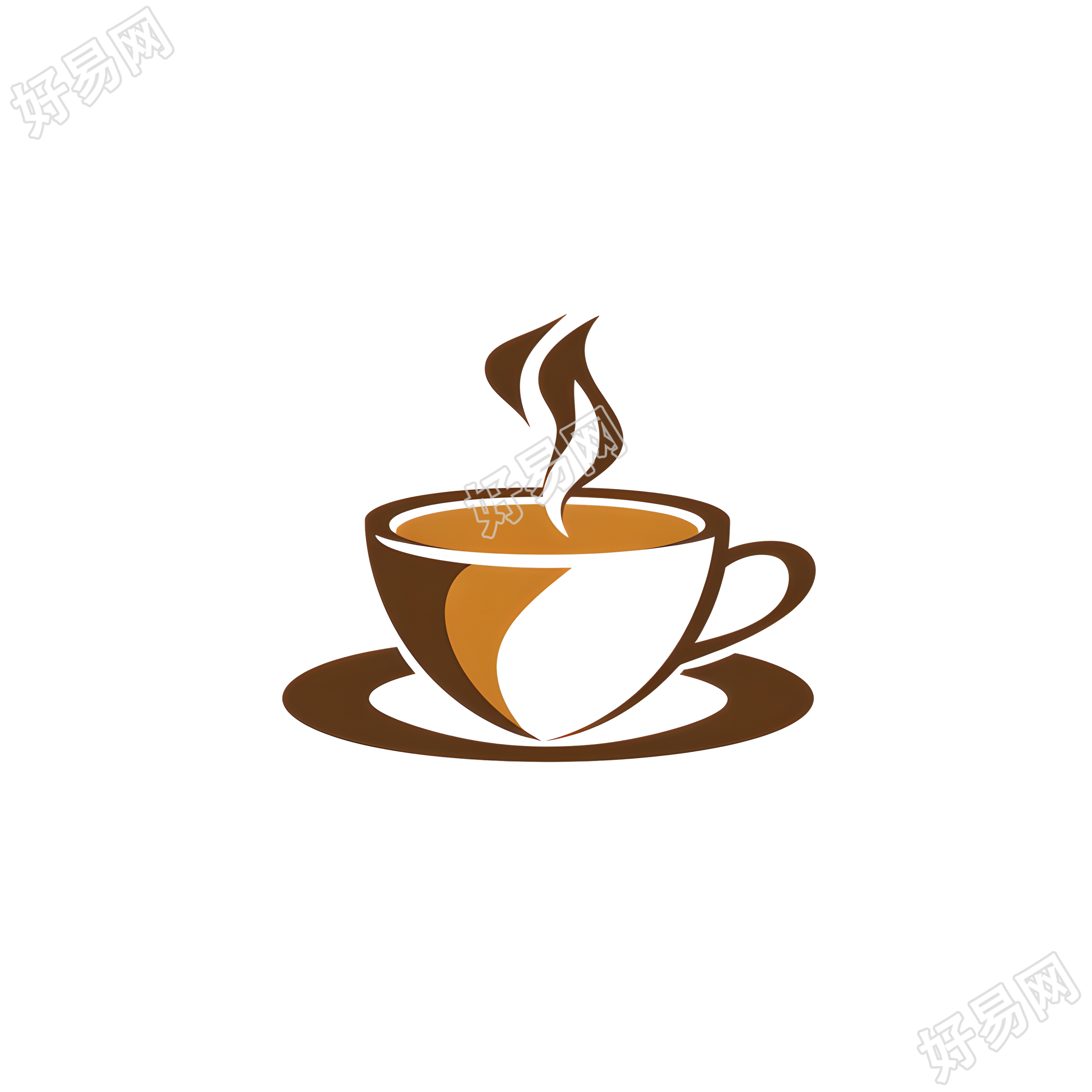 咖啡logo插画素材