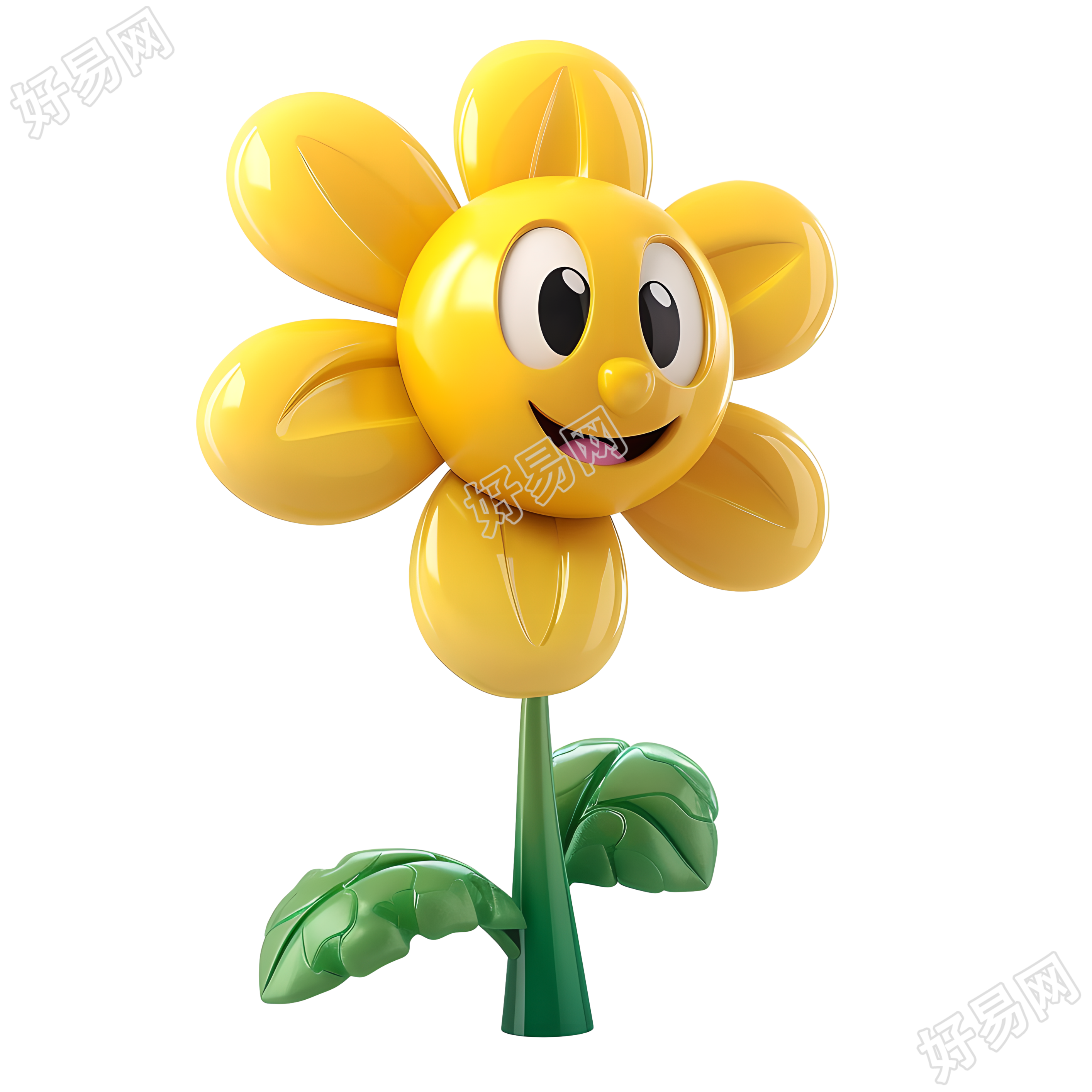 3D花朵卡通素材