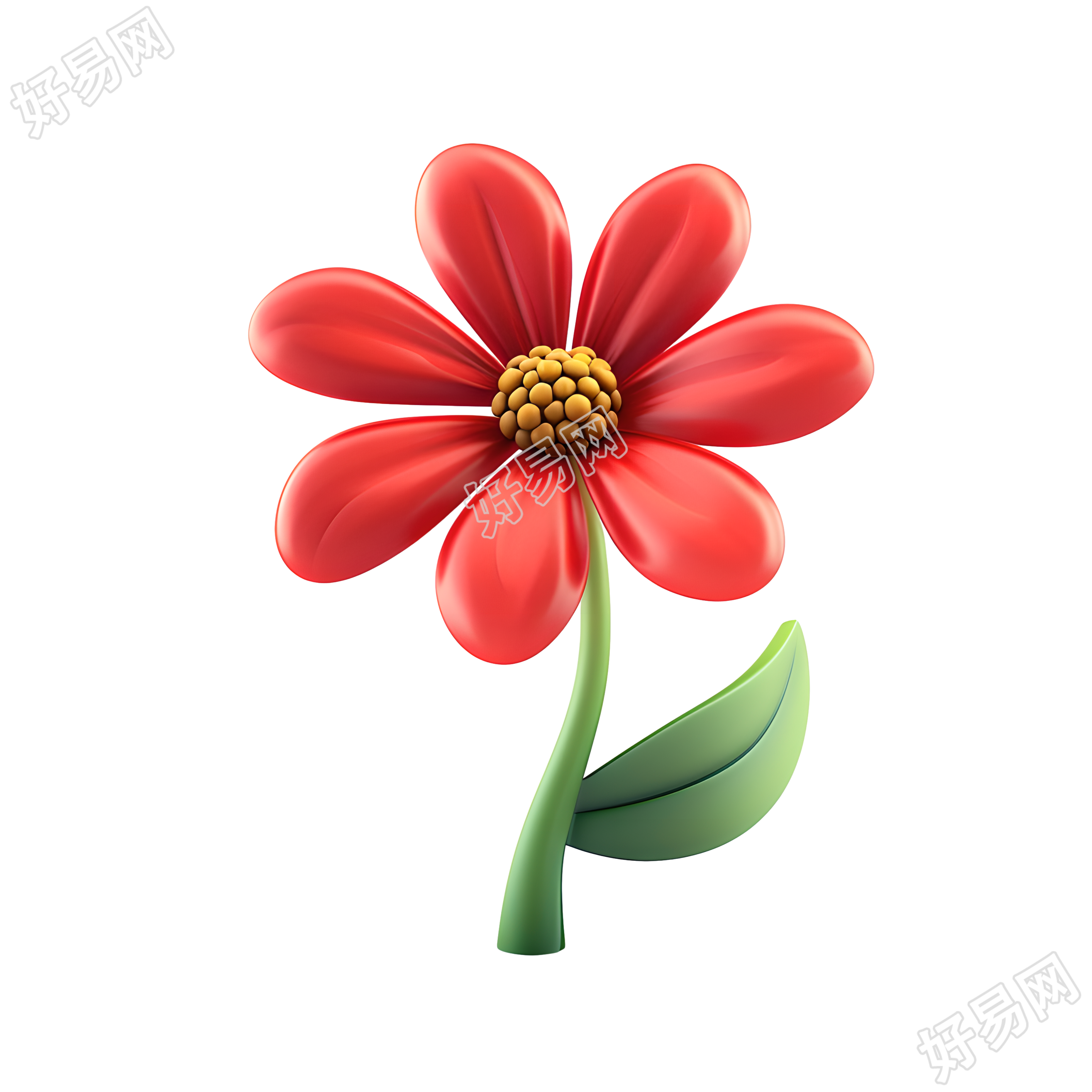 3D花朵高清图形素材