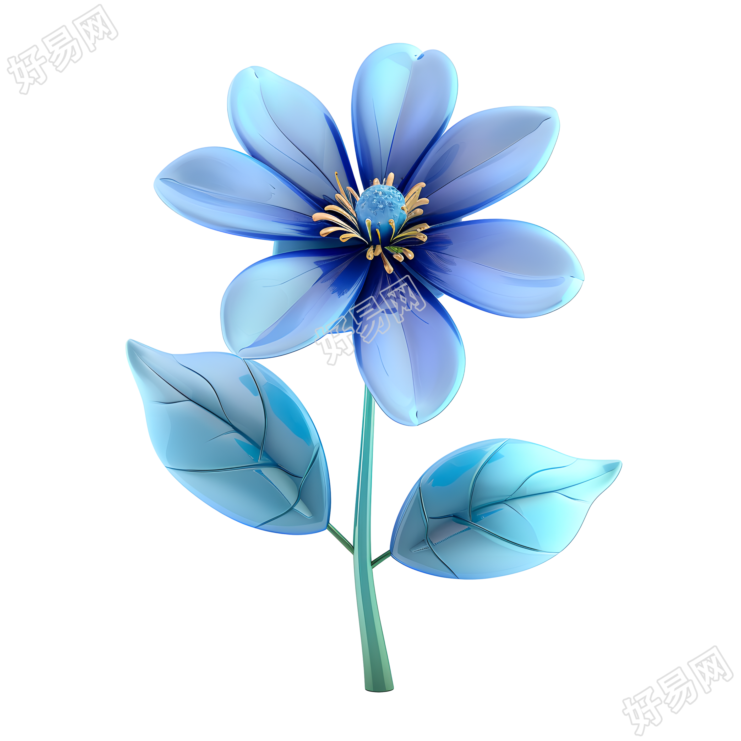 3D花朵可商用素材