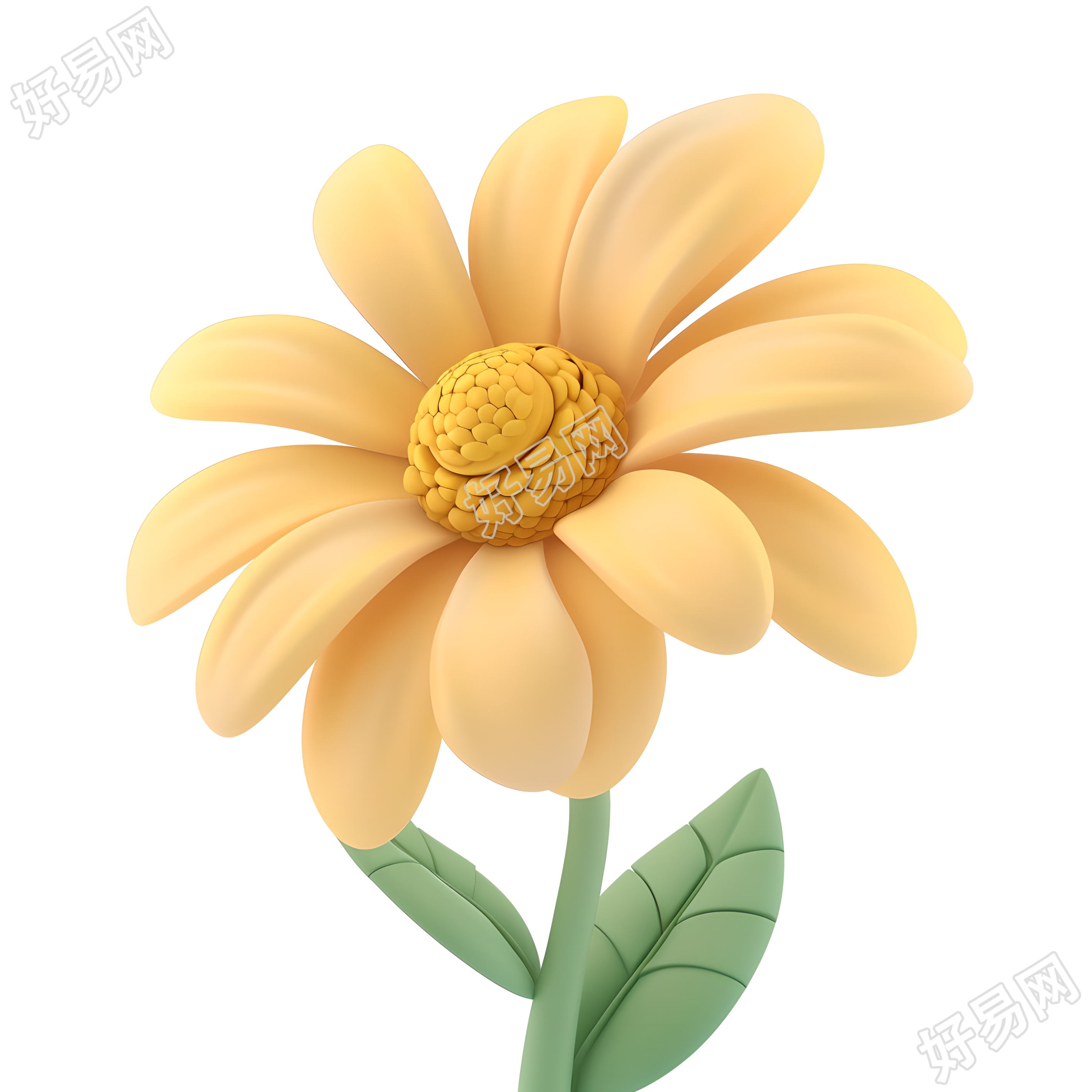 3D花朵商业设计元素