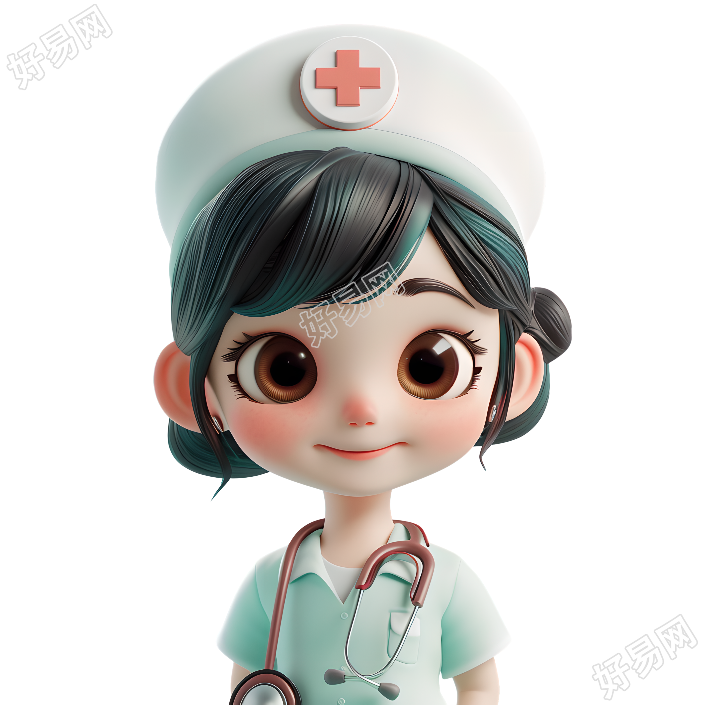 3D护士商业设计元素