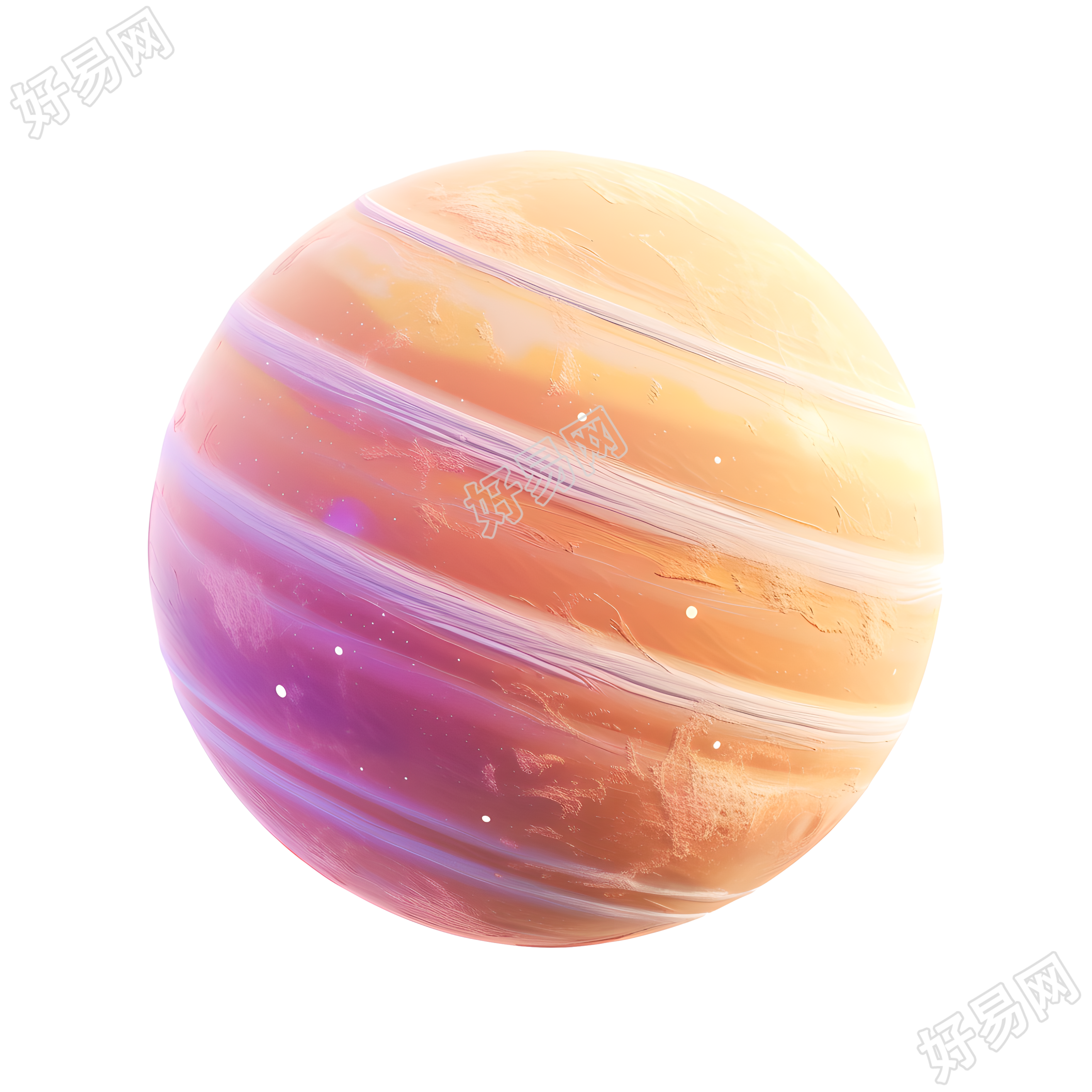 卡通星球插画素材