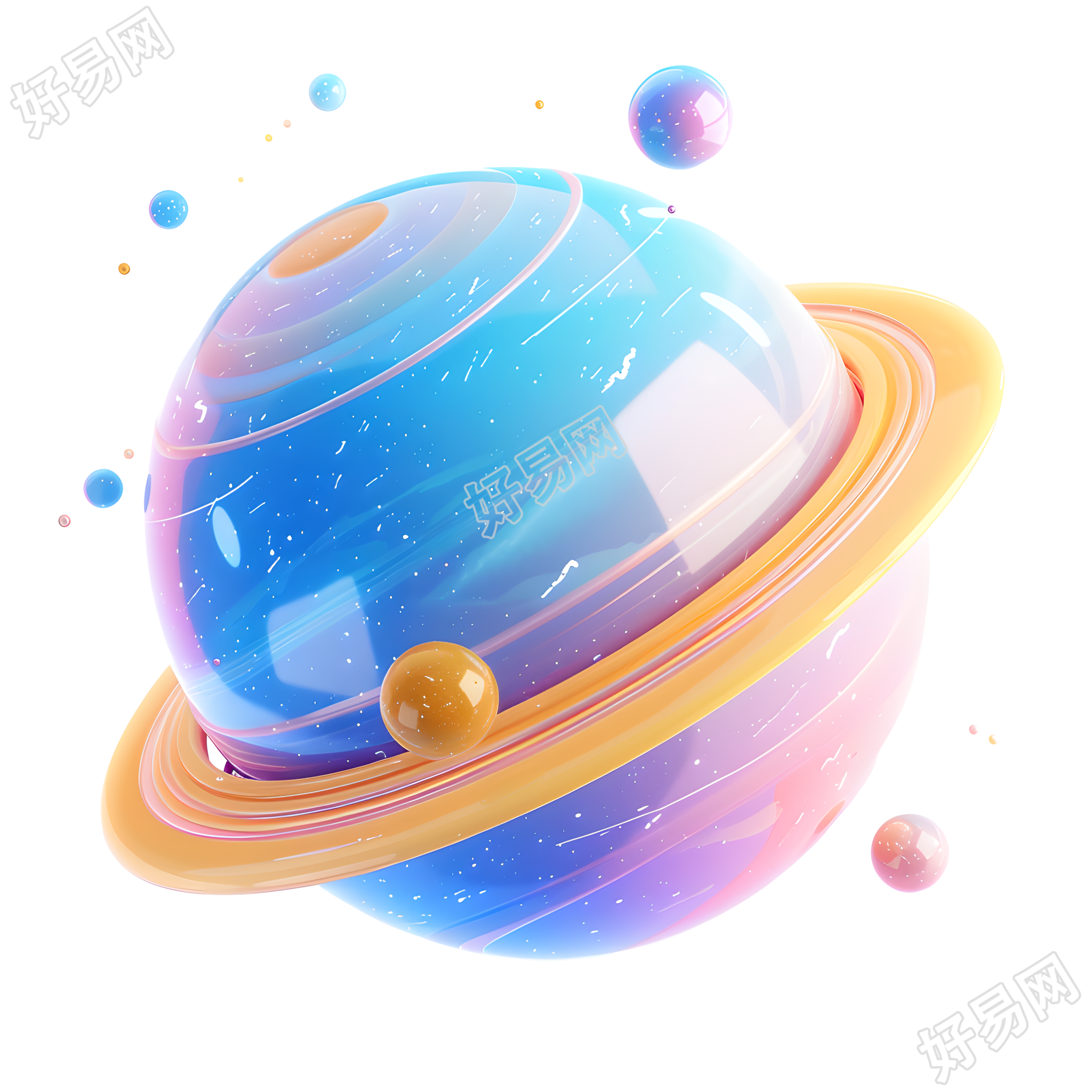 卡通星球创意设计元素