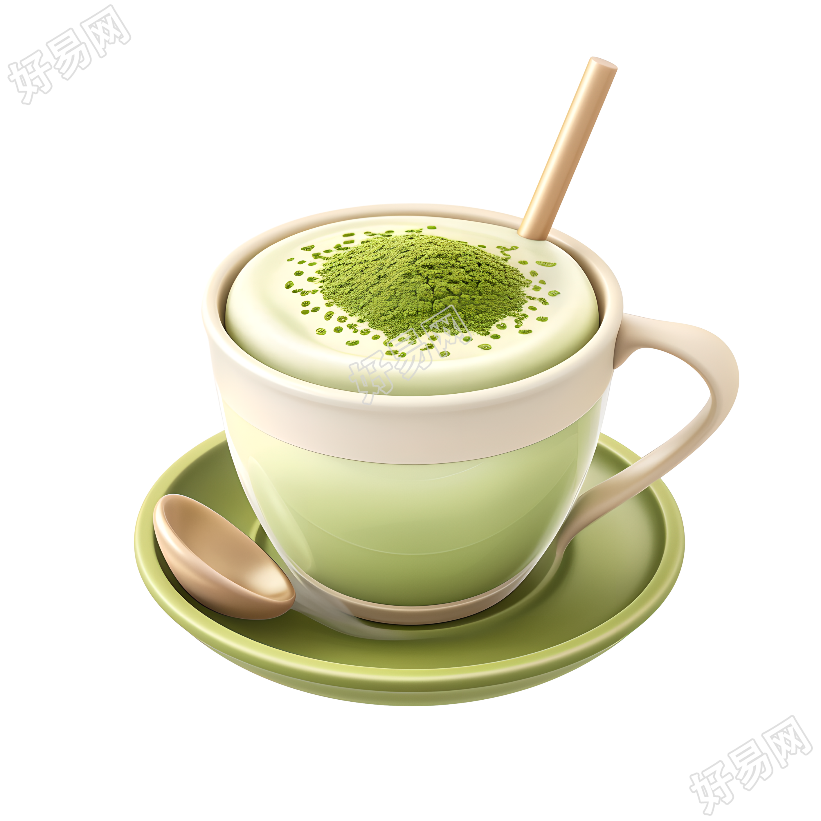 3D奶茶可商用插图