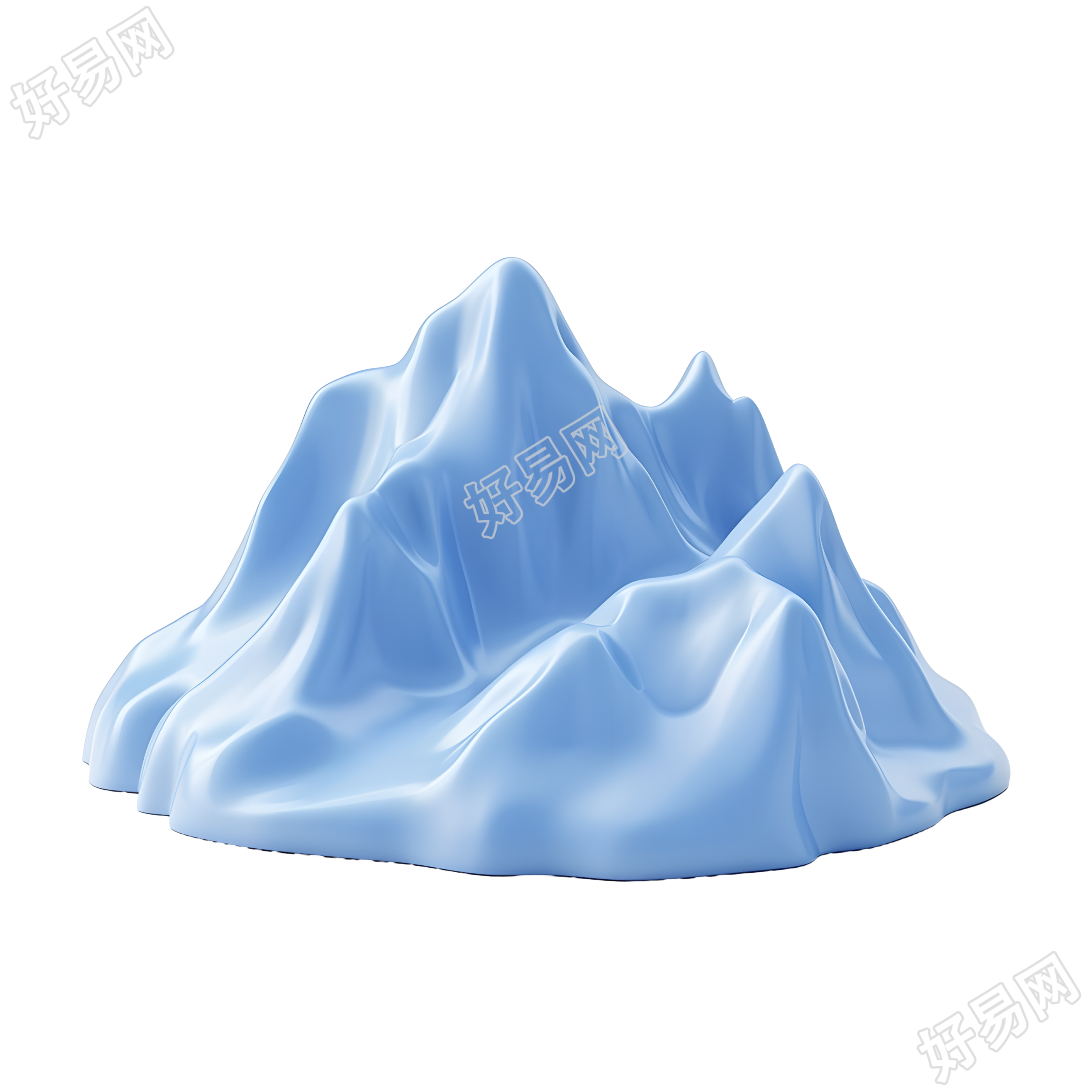 山峰插画设计素材