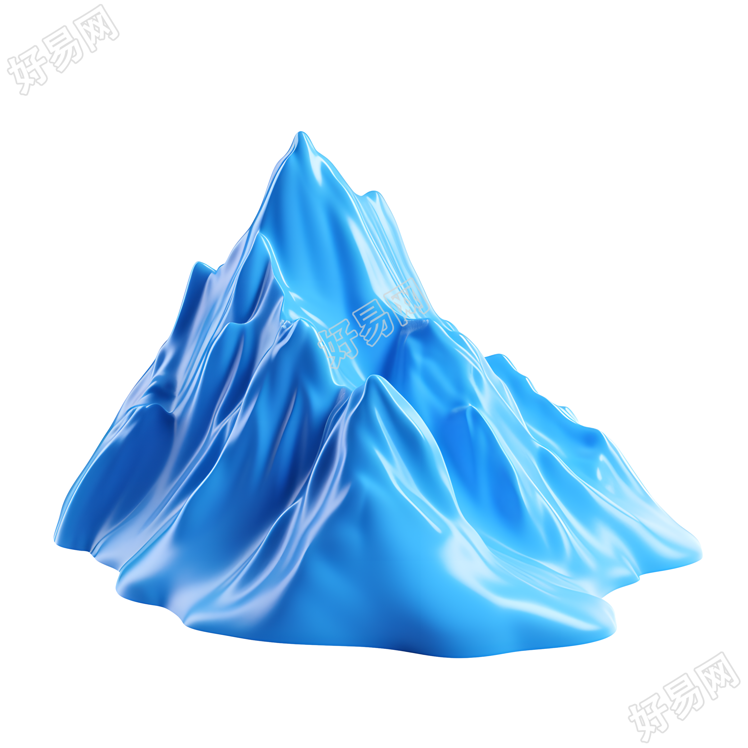 山峰可商用插画