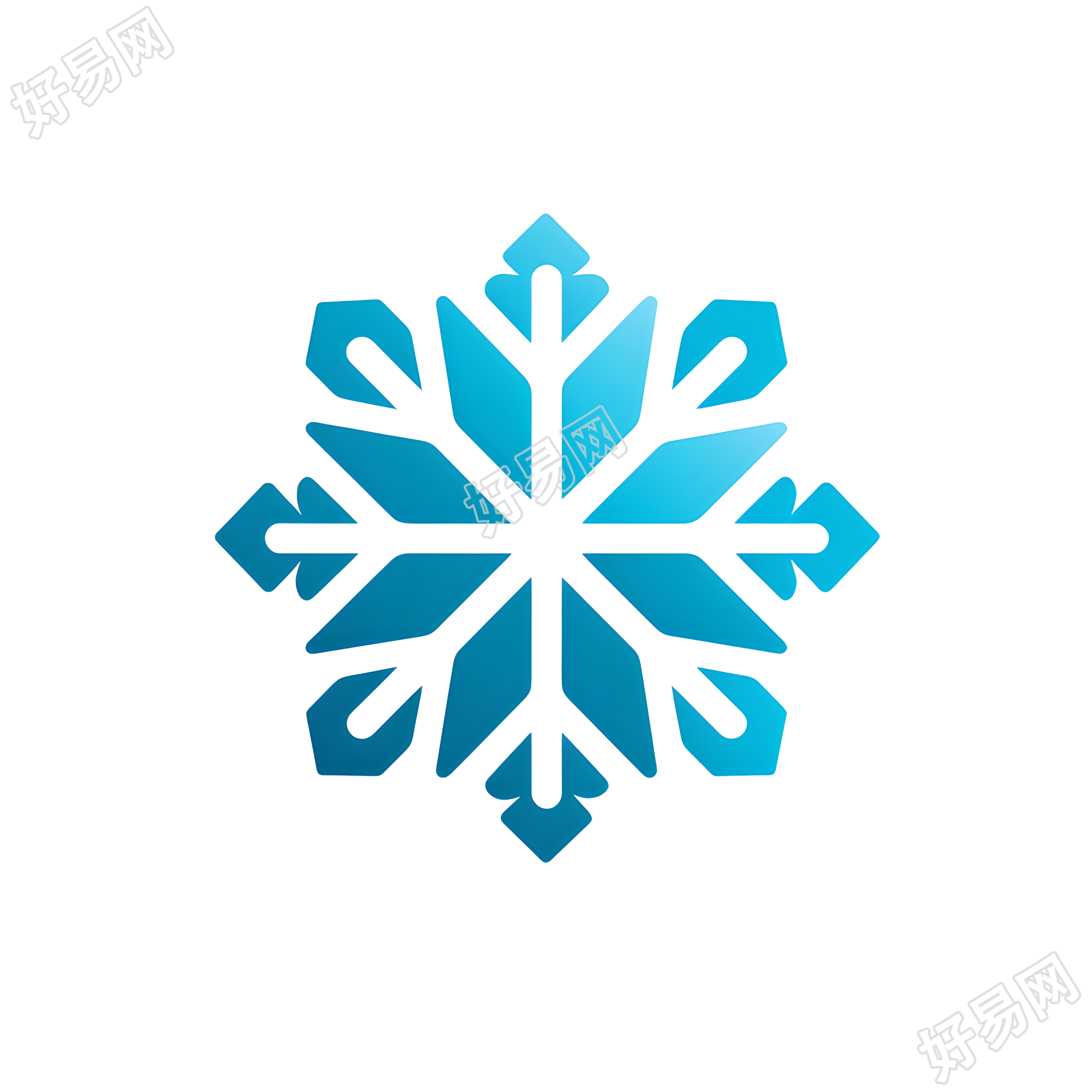 雪花图标图形素材