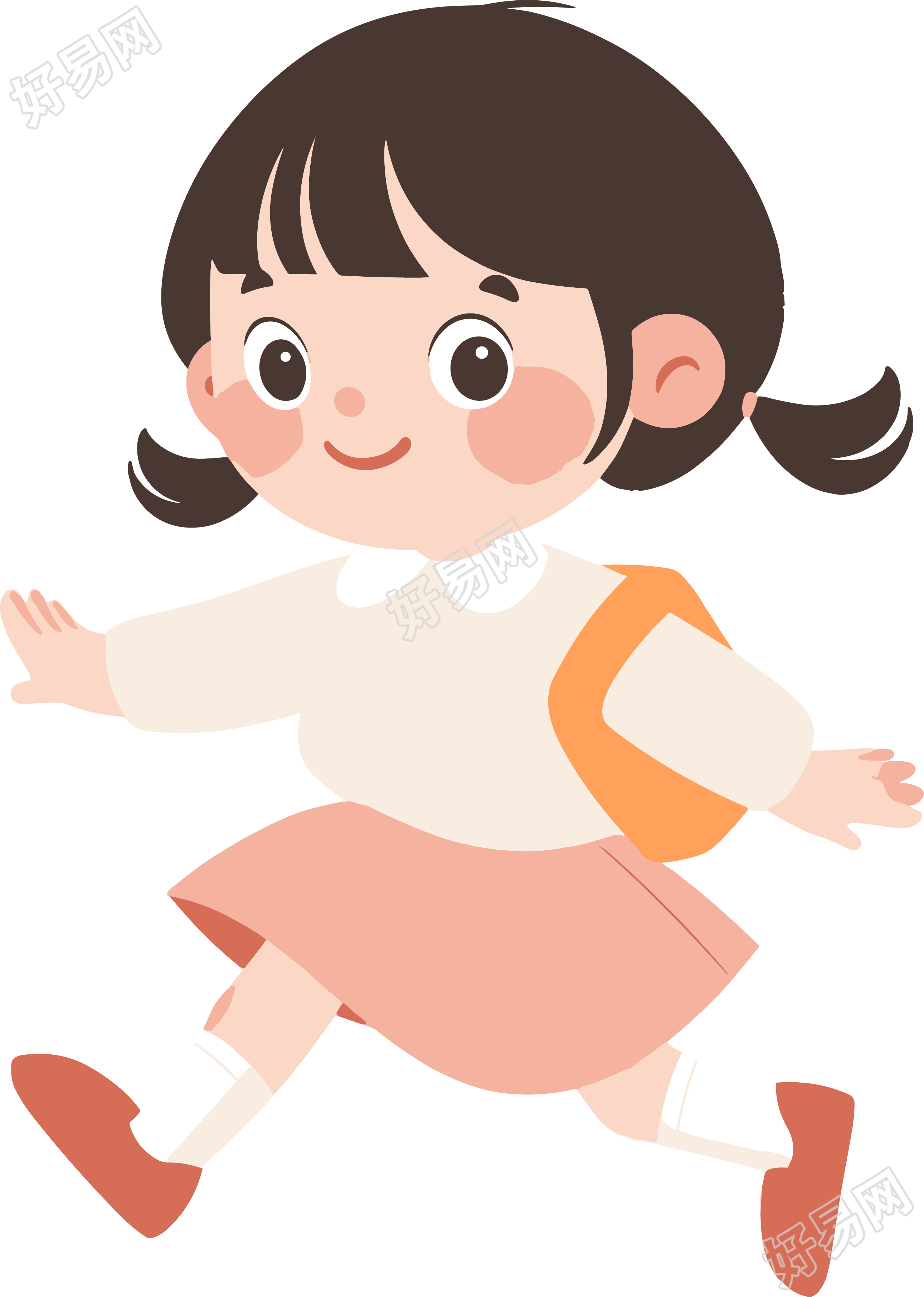 幼儿园卡通学生素材