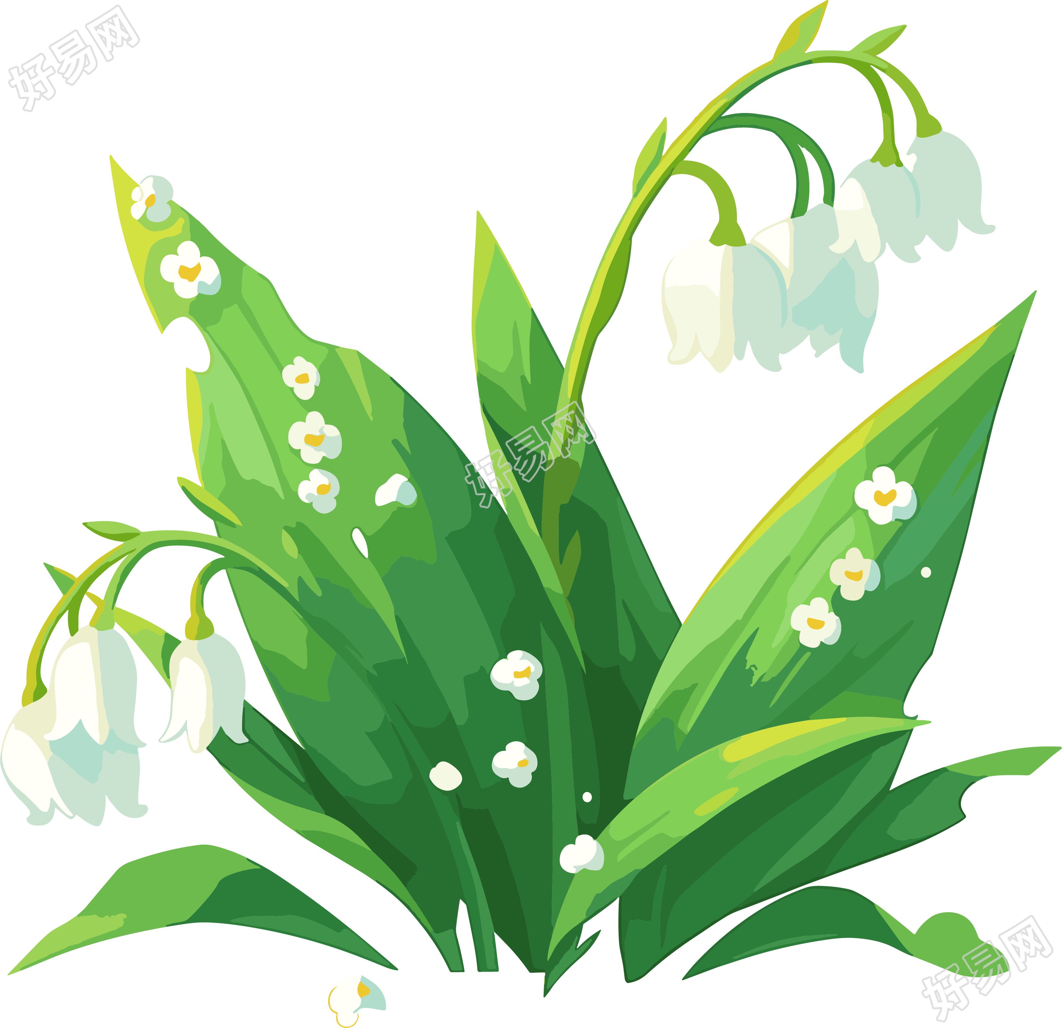 花朵扁平设计素材