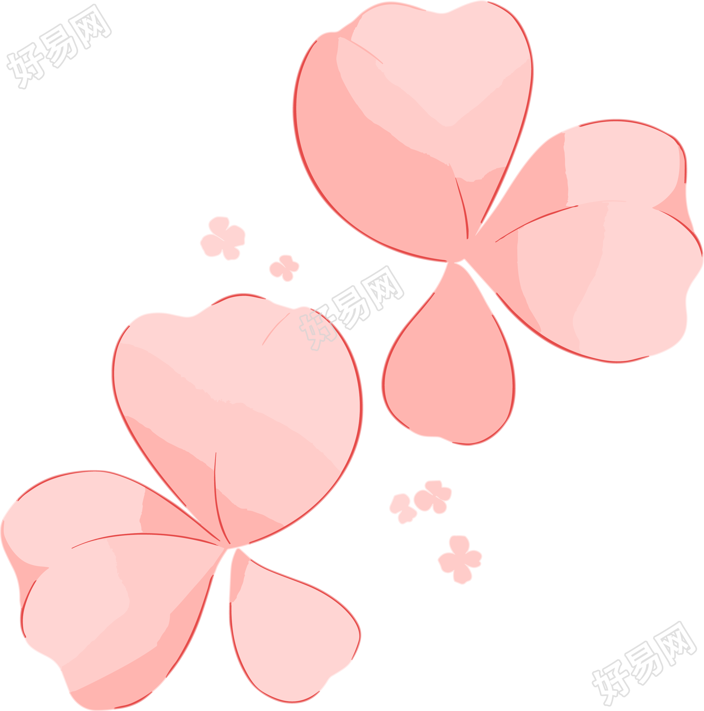 花瓣简约设计插图