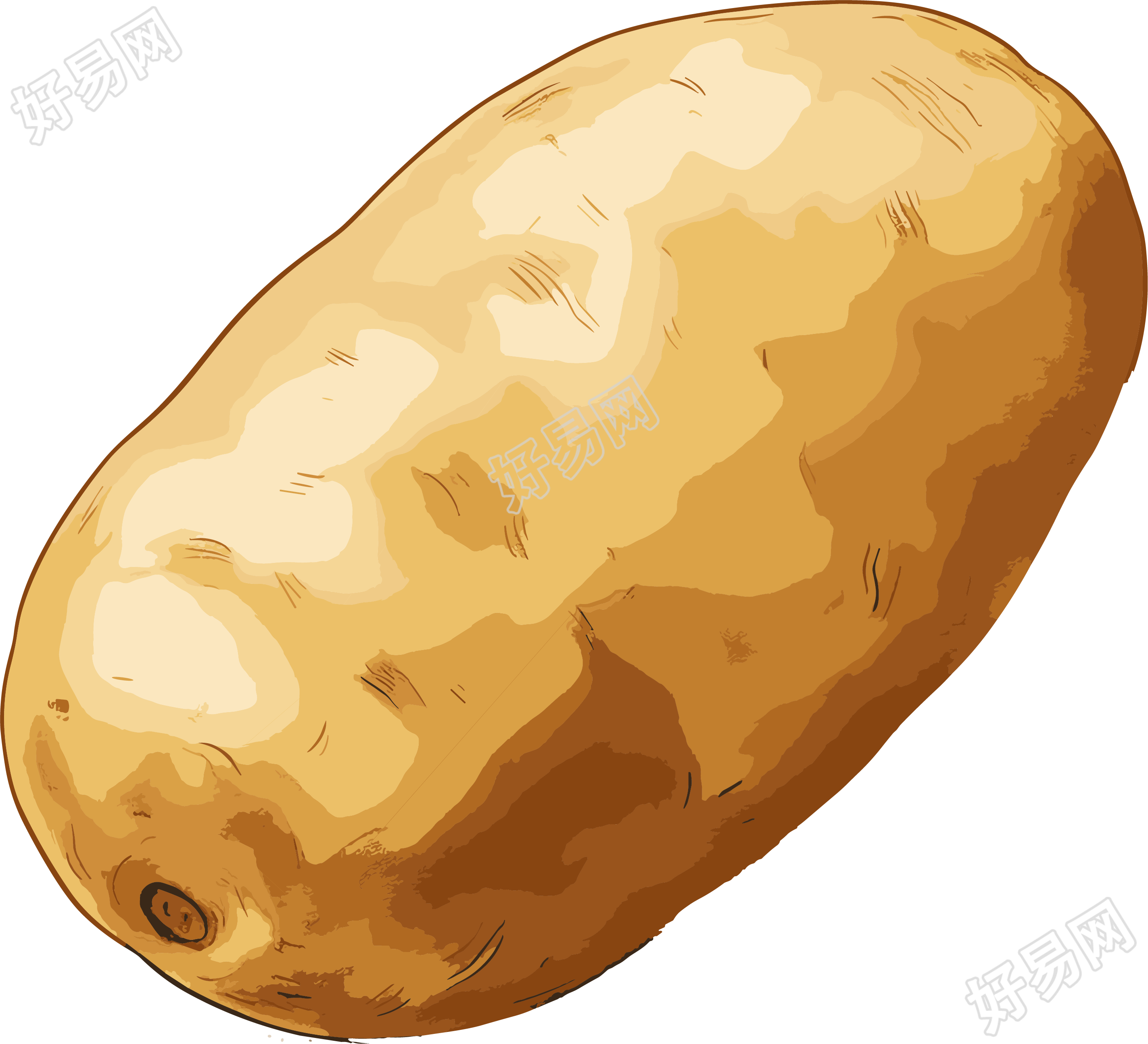 土豆卡通高清素材
