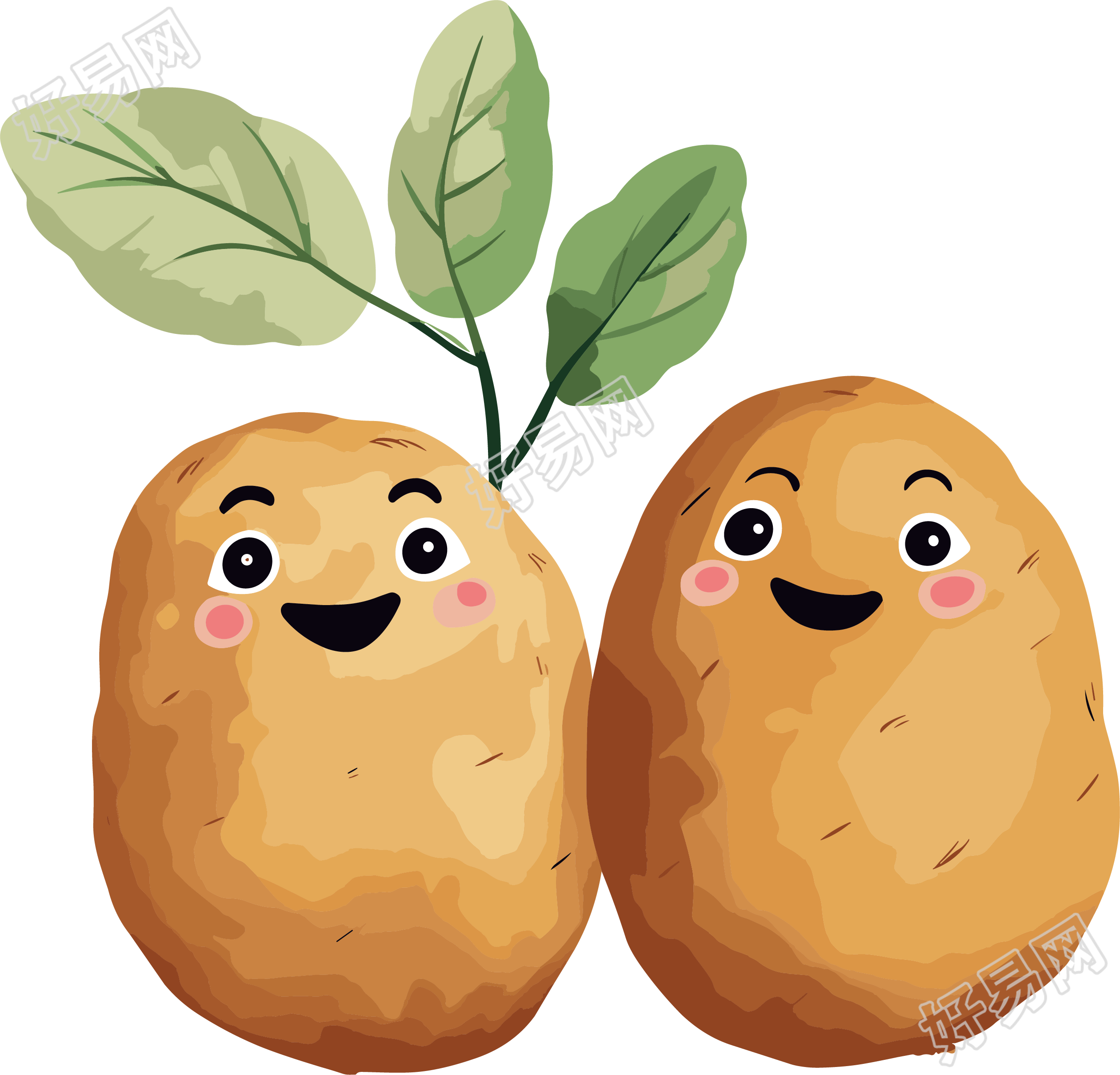 土豆卡通商用插画