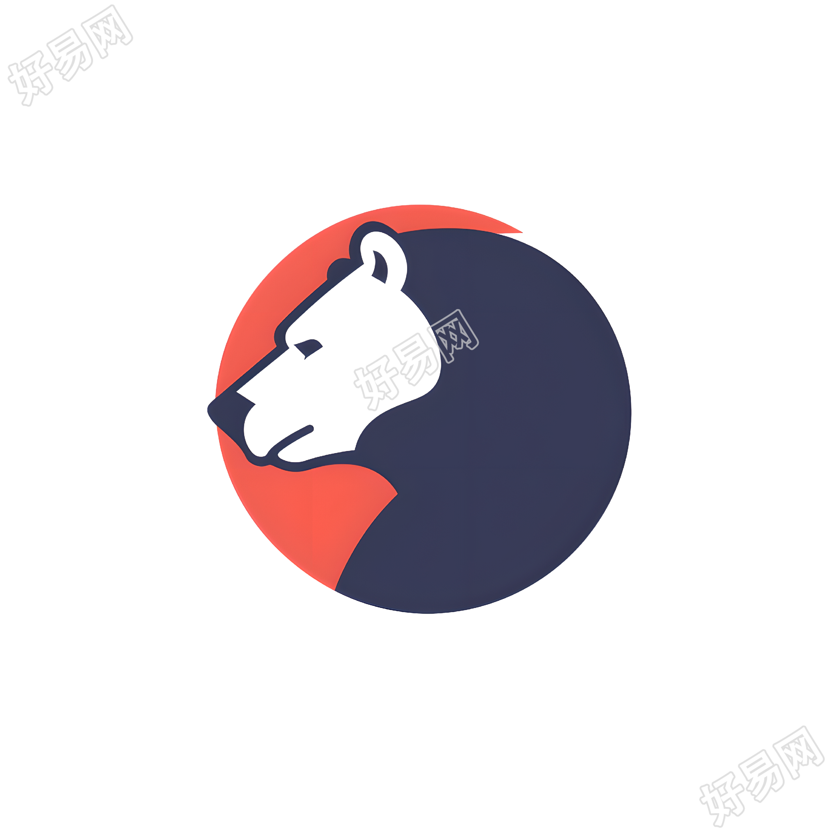 小熊logo高清图形素材