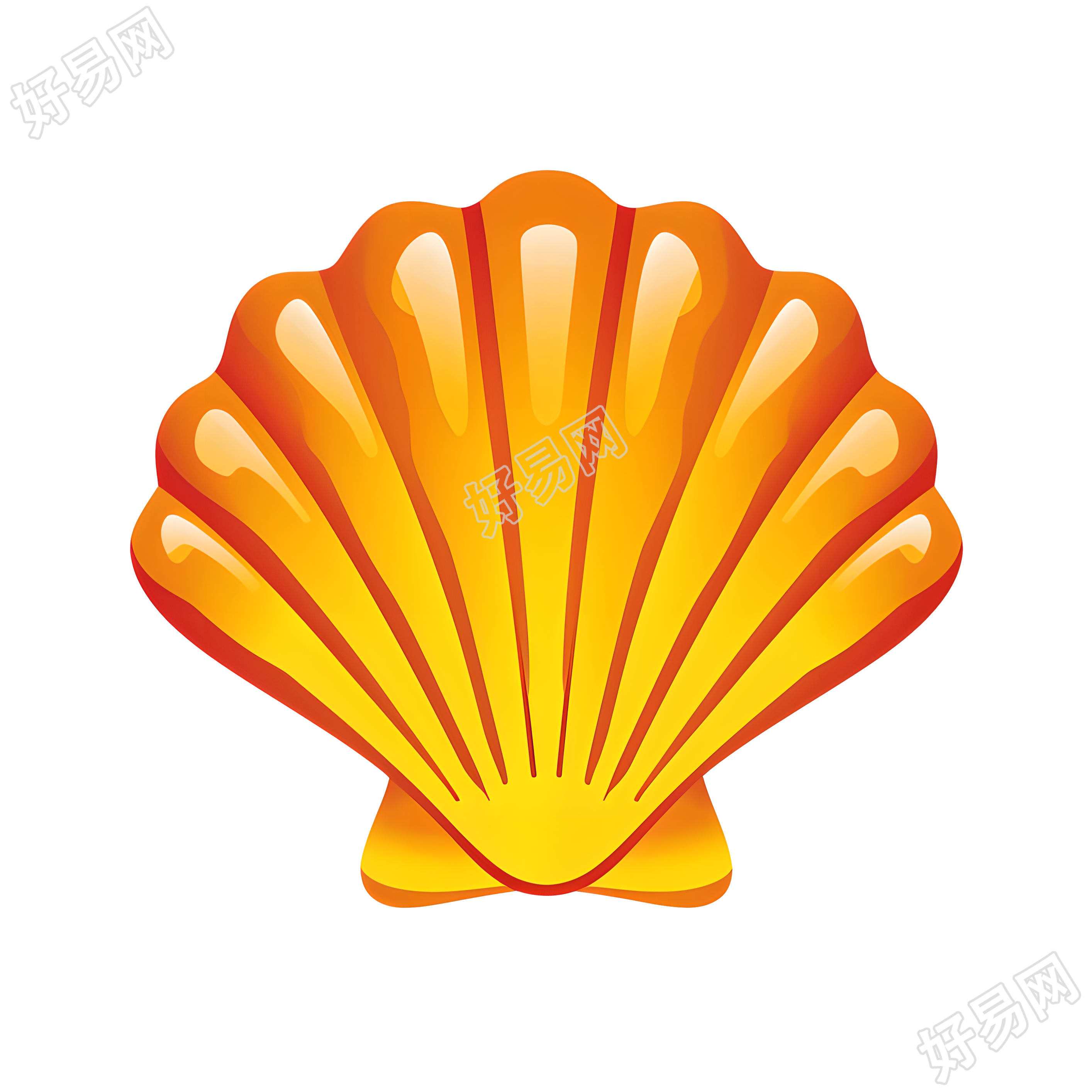 贝壳logo商业设计元素