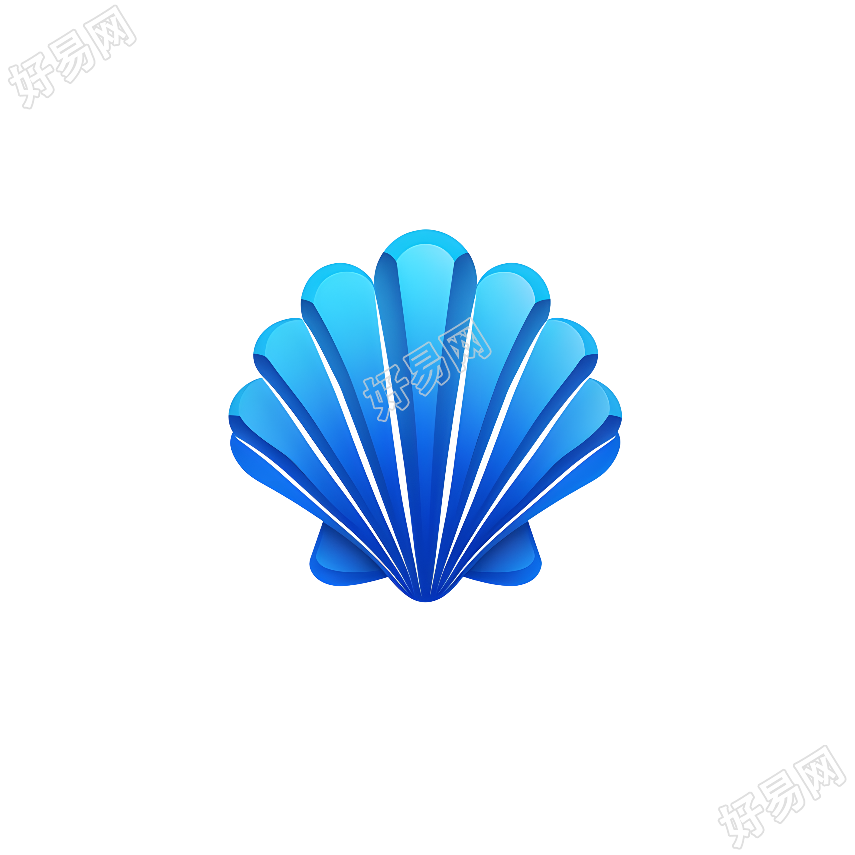 贝壳logo简洁大方素材