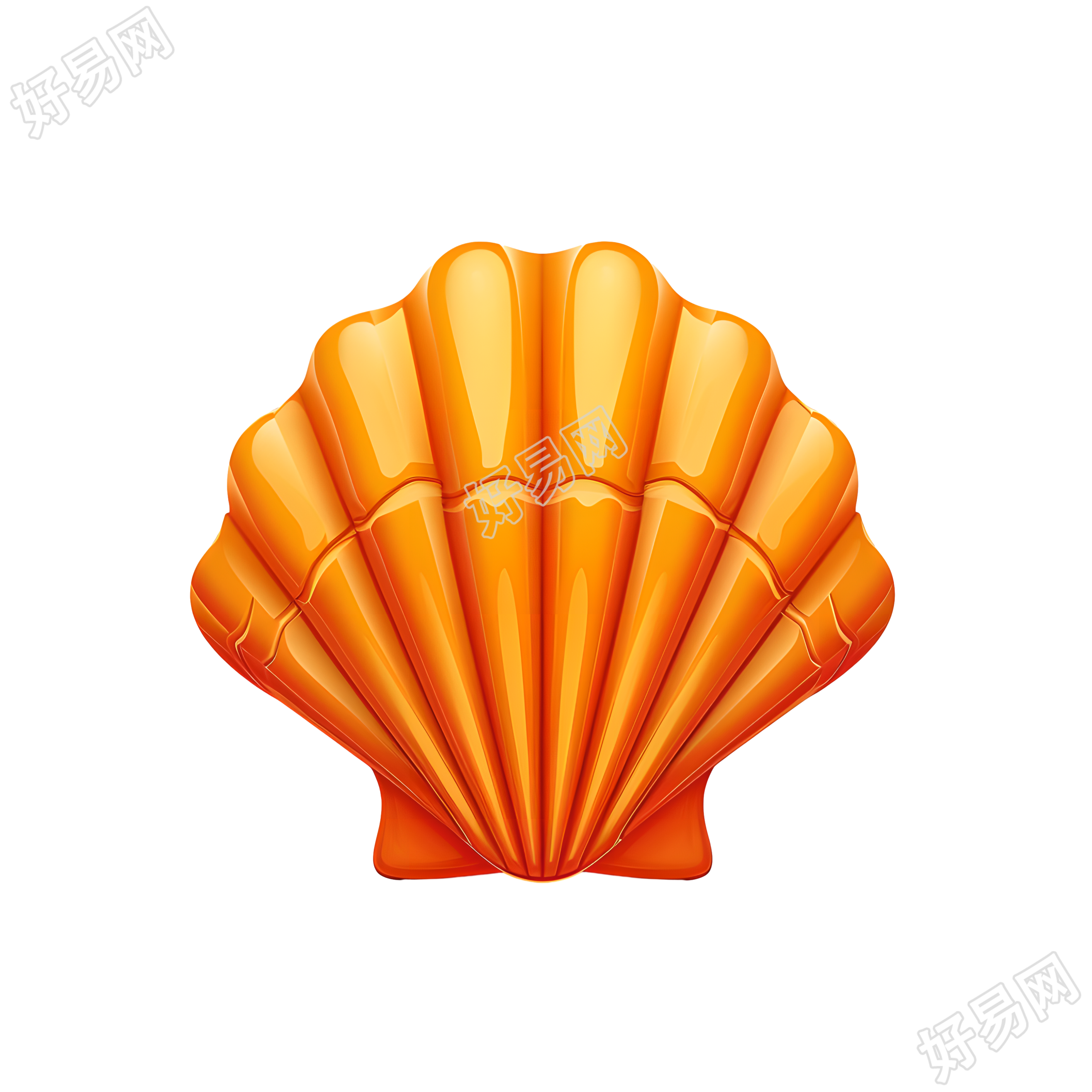 贝壳logo插画设计元素