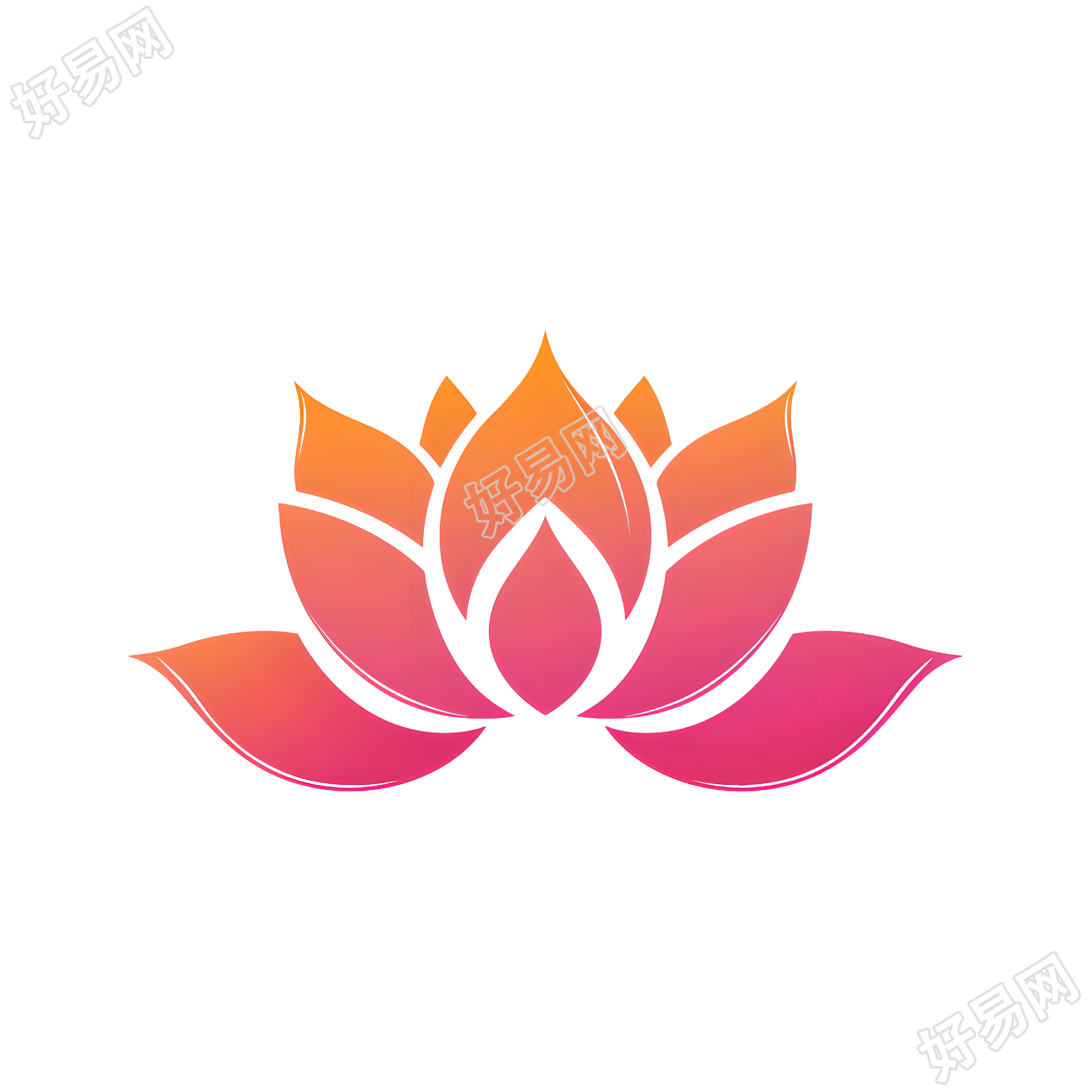 莲花logo商业素材