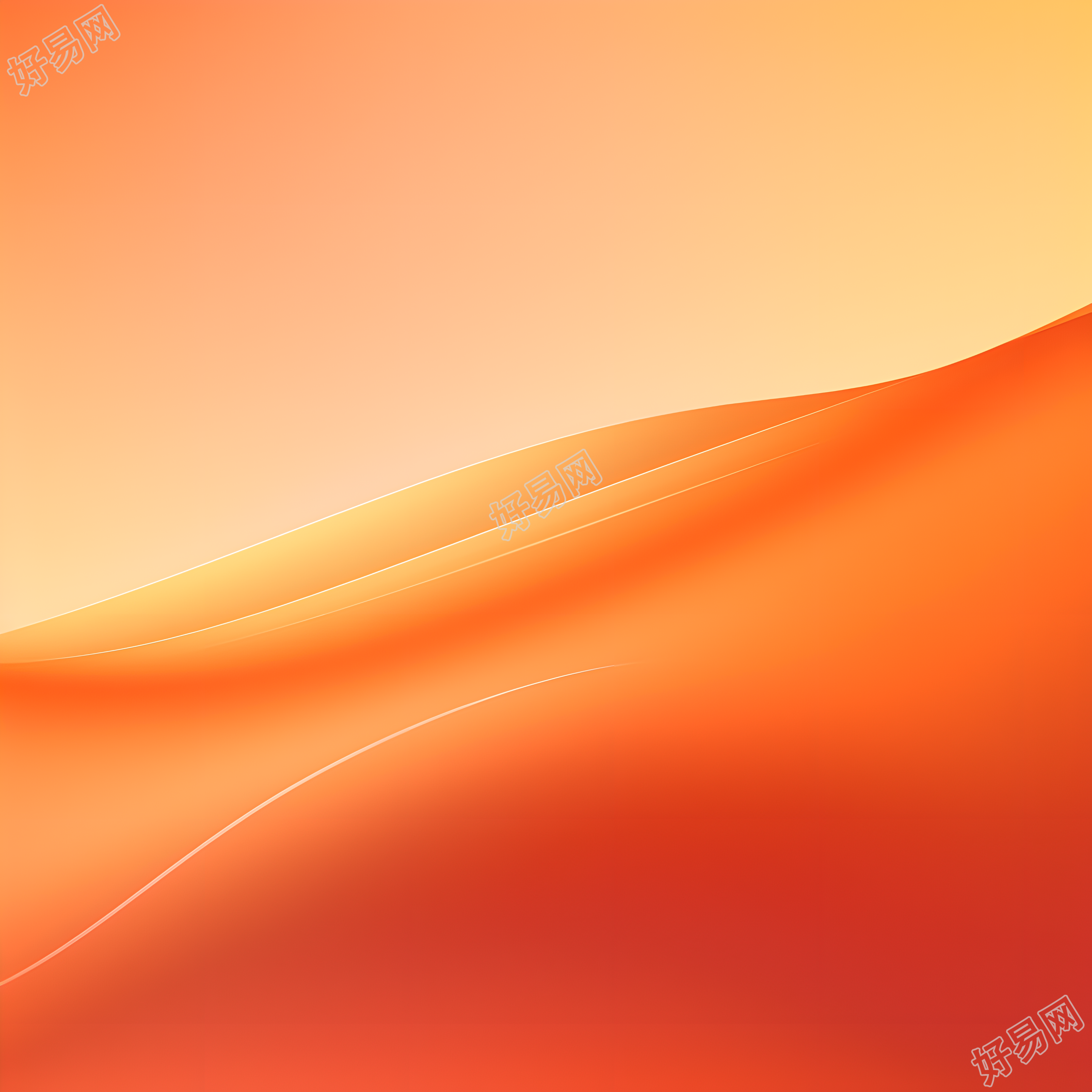 橙色背景元素