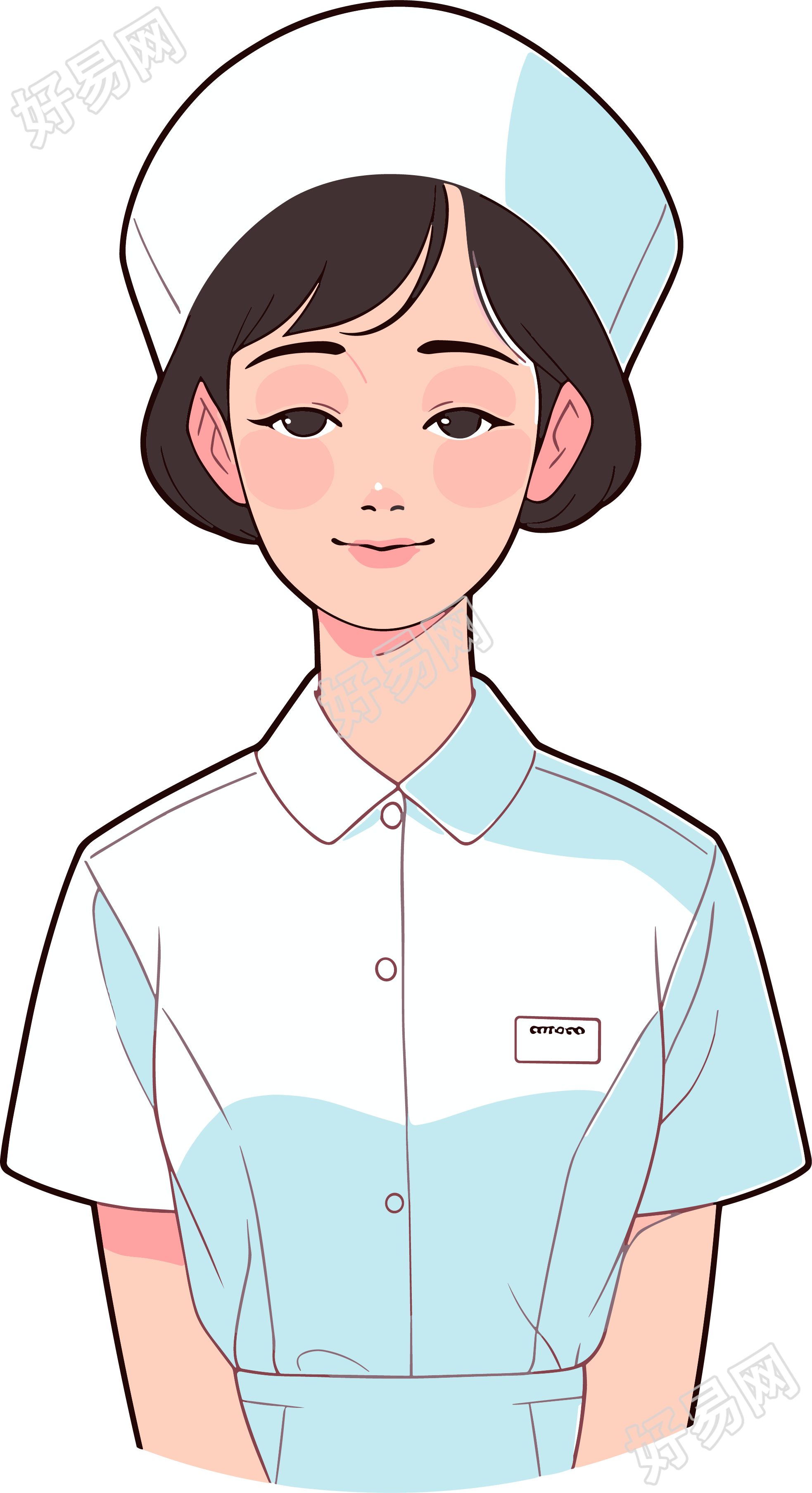 卡通护士创意设计元素