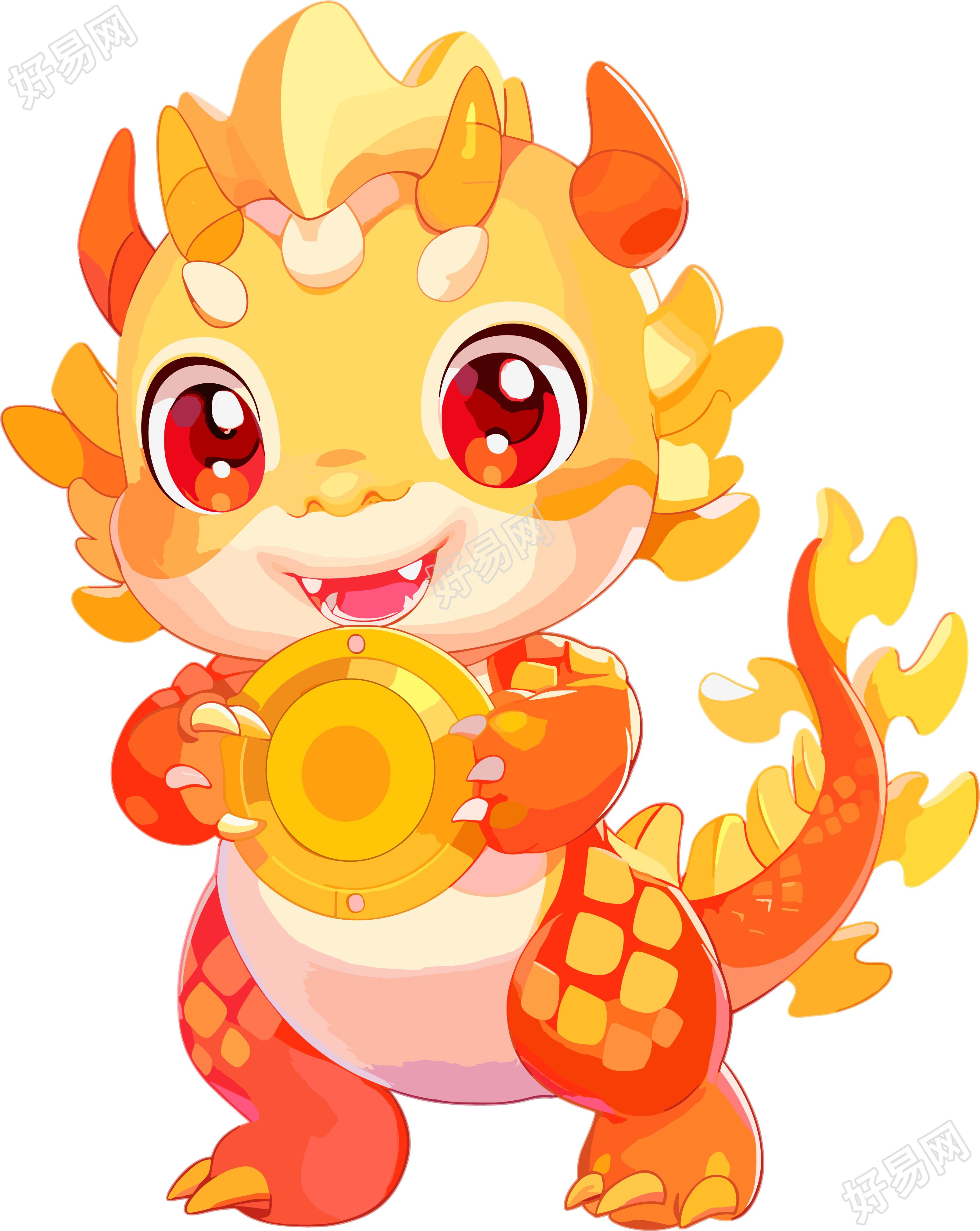 中国龙PNG插图素材