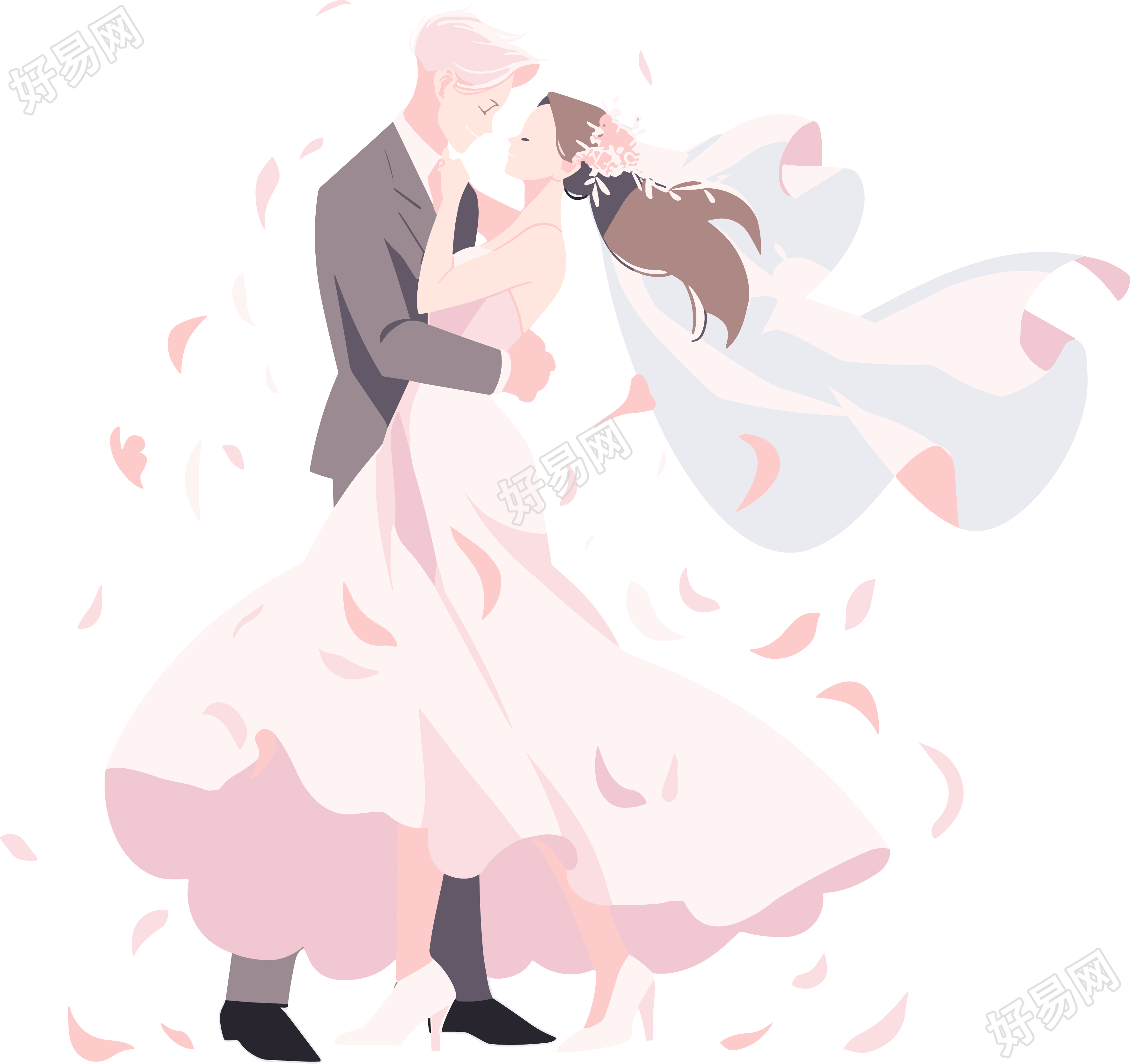 婚礼新人创意设计素材