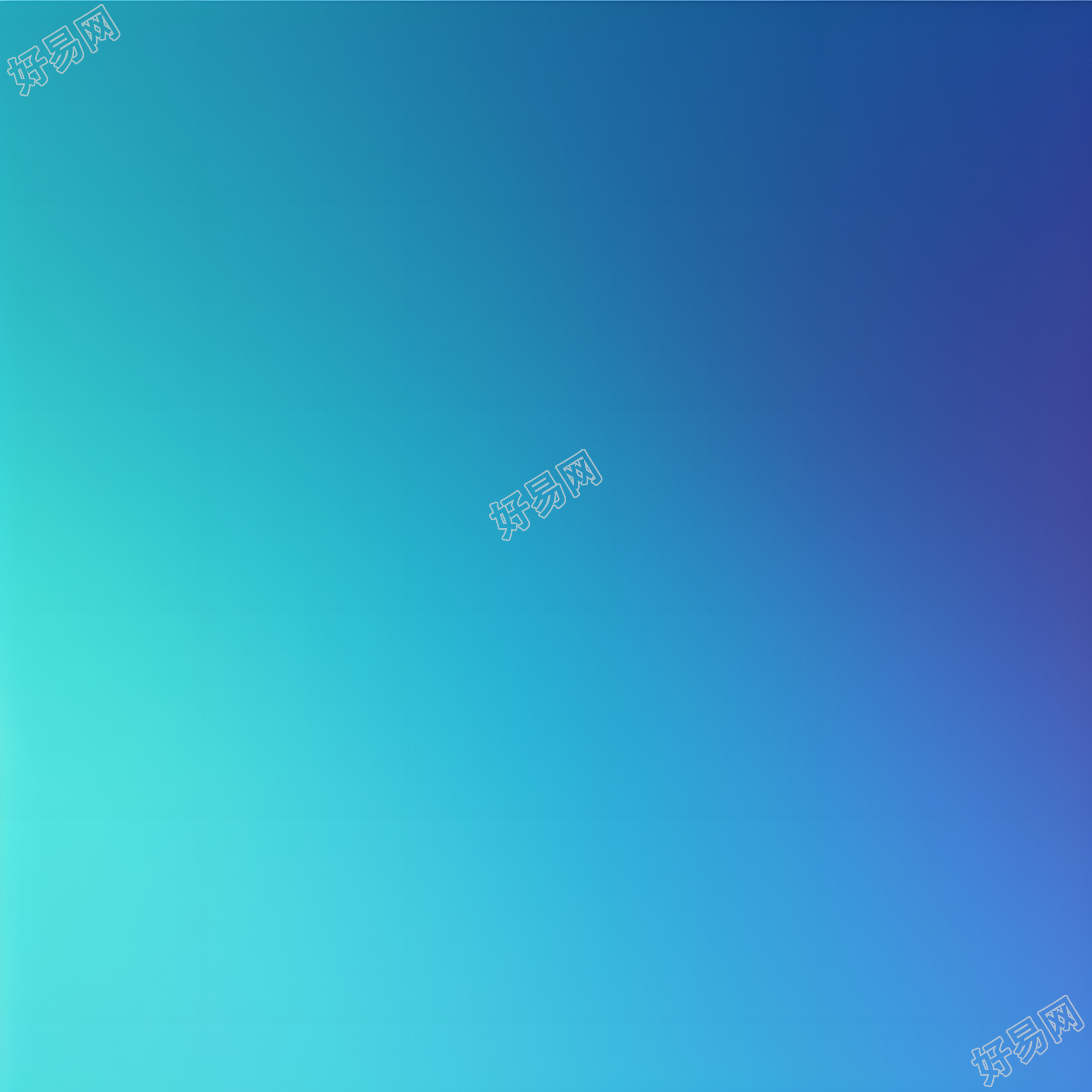 蓝色背景插画设计素材