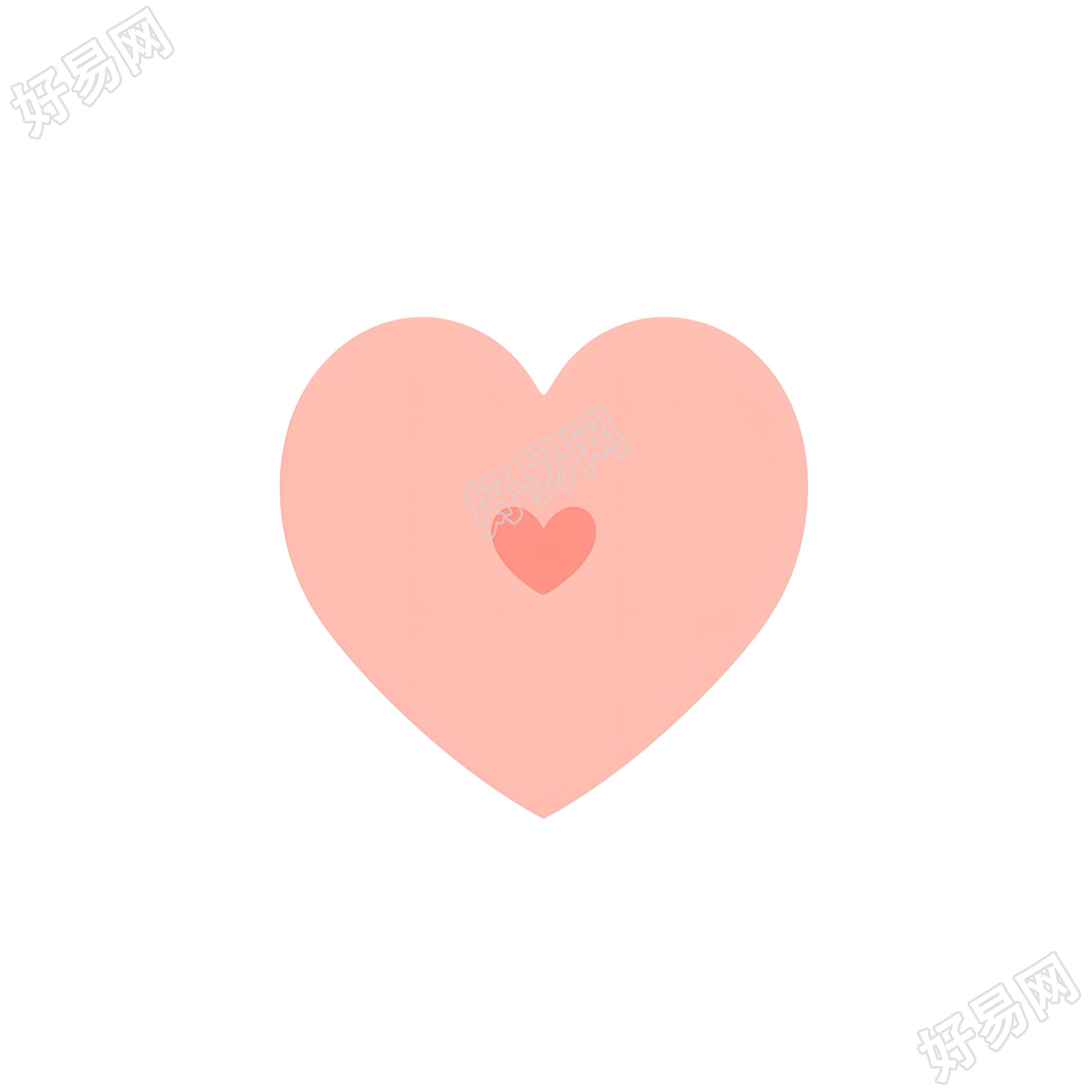 心形logo简约插画