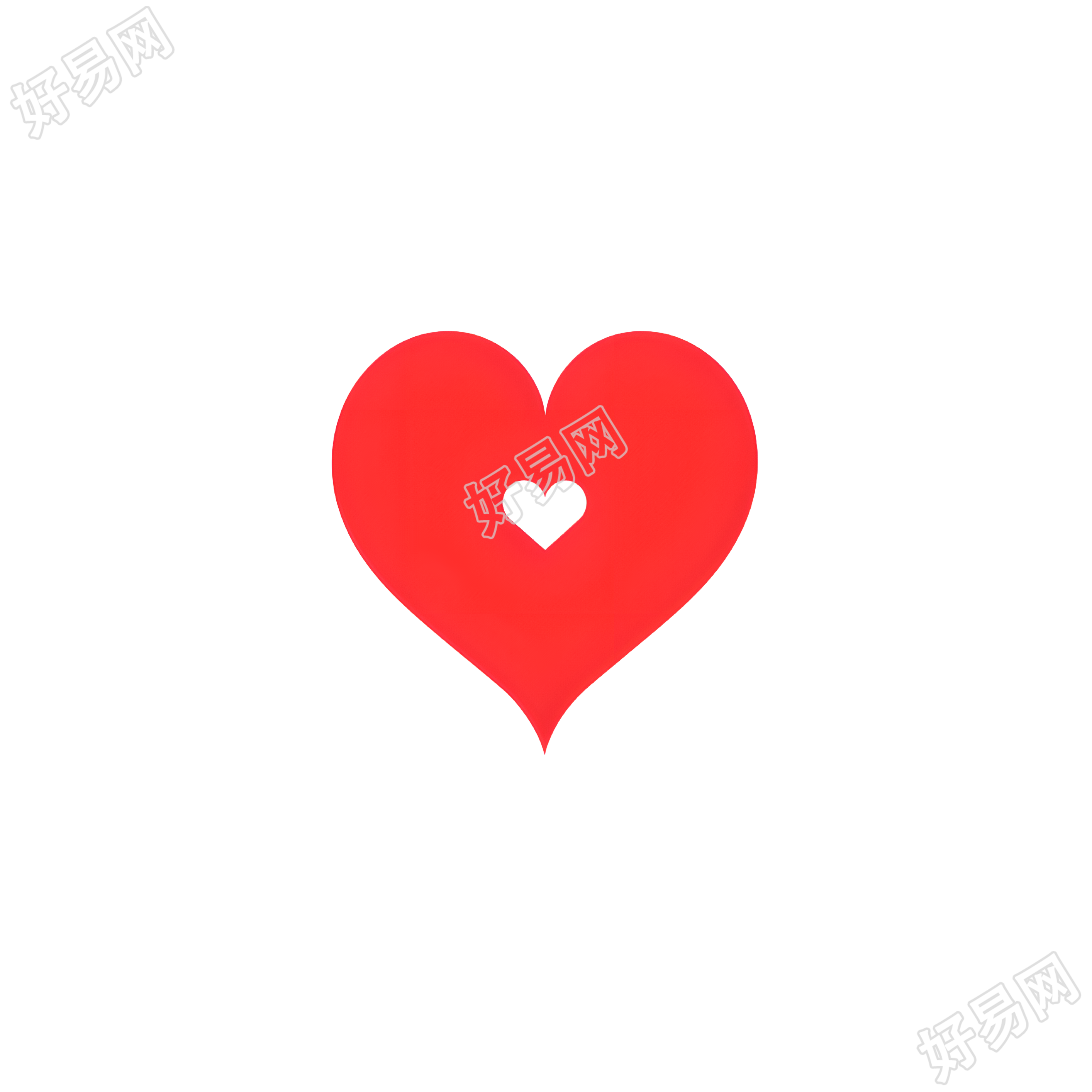 心形logo插画设计素材