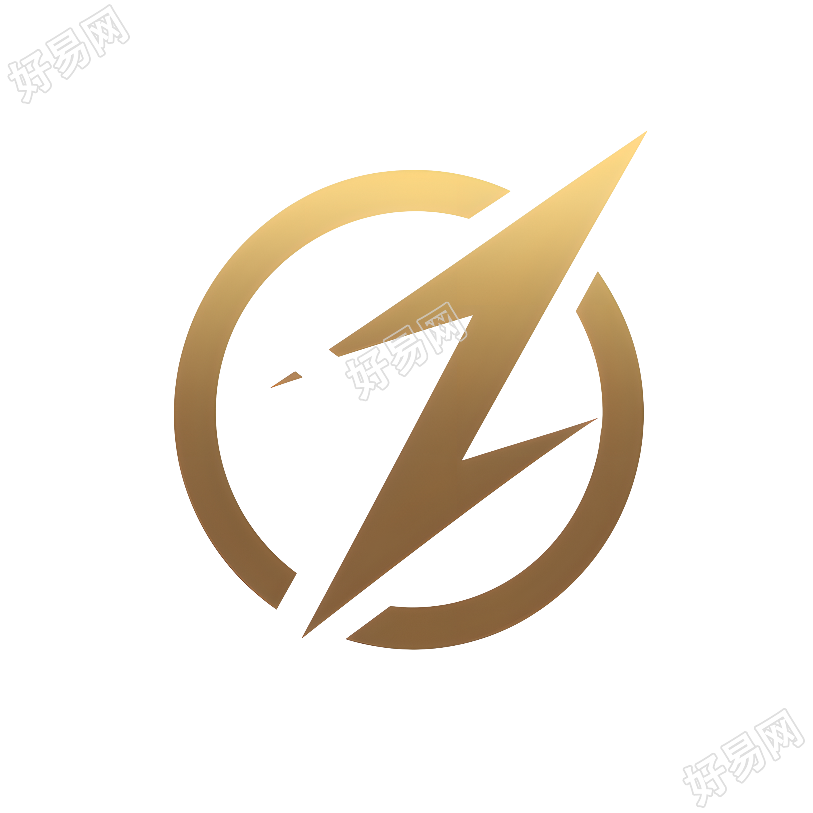 闪电logo高清图形素材