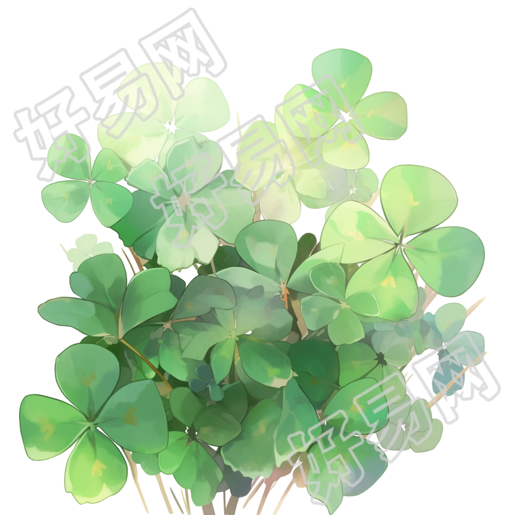 四叶草PNG高清图形素材
