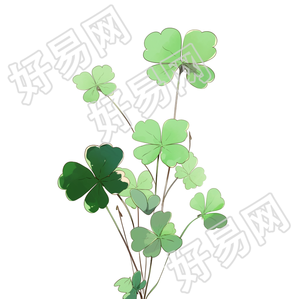 四叶草透明背景插图
