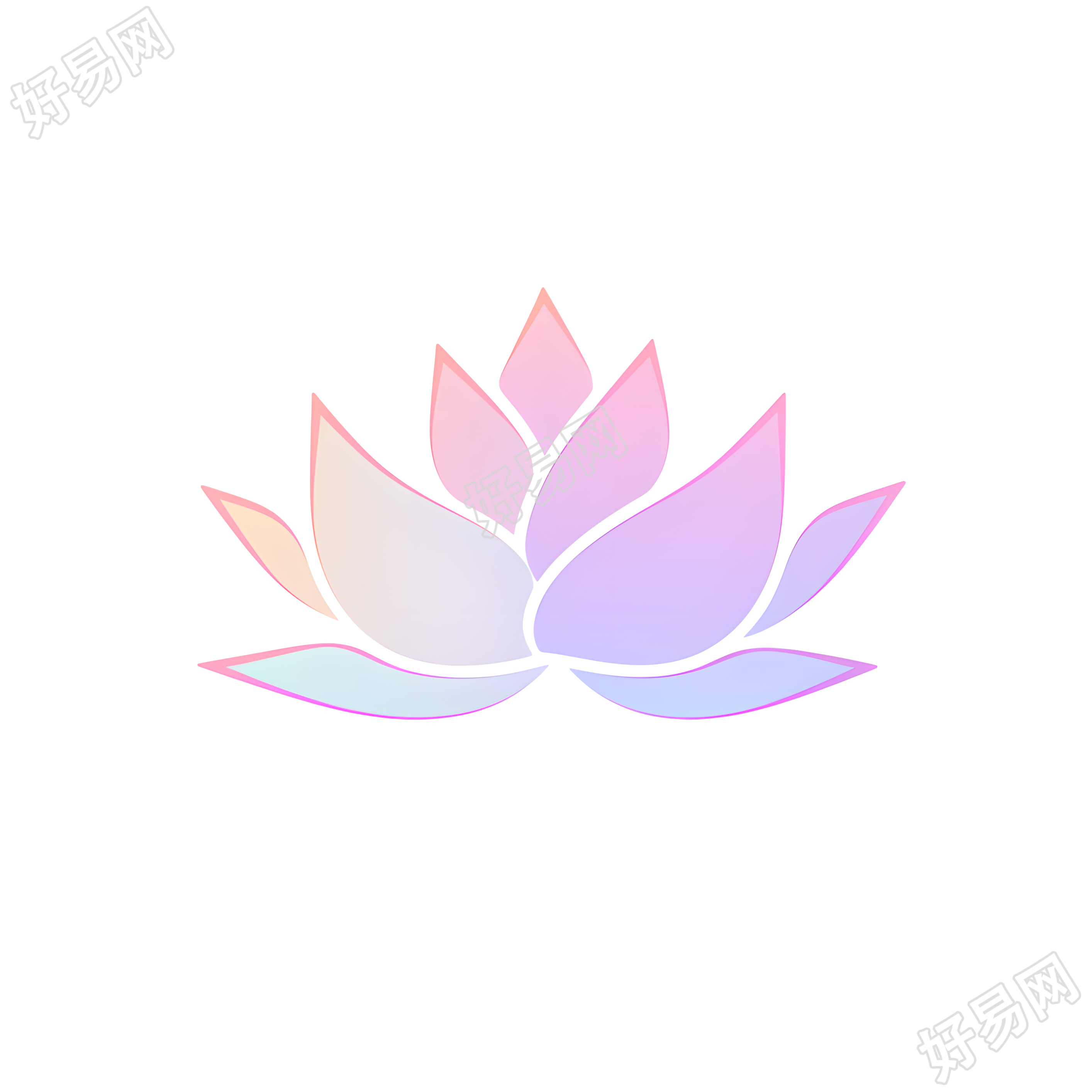 莲花logo商用设计素材