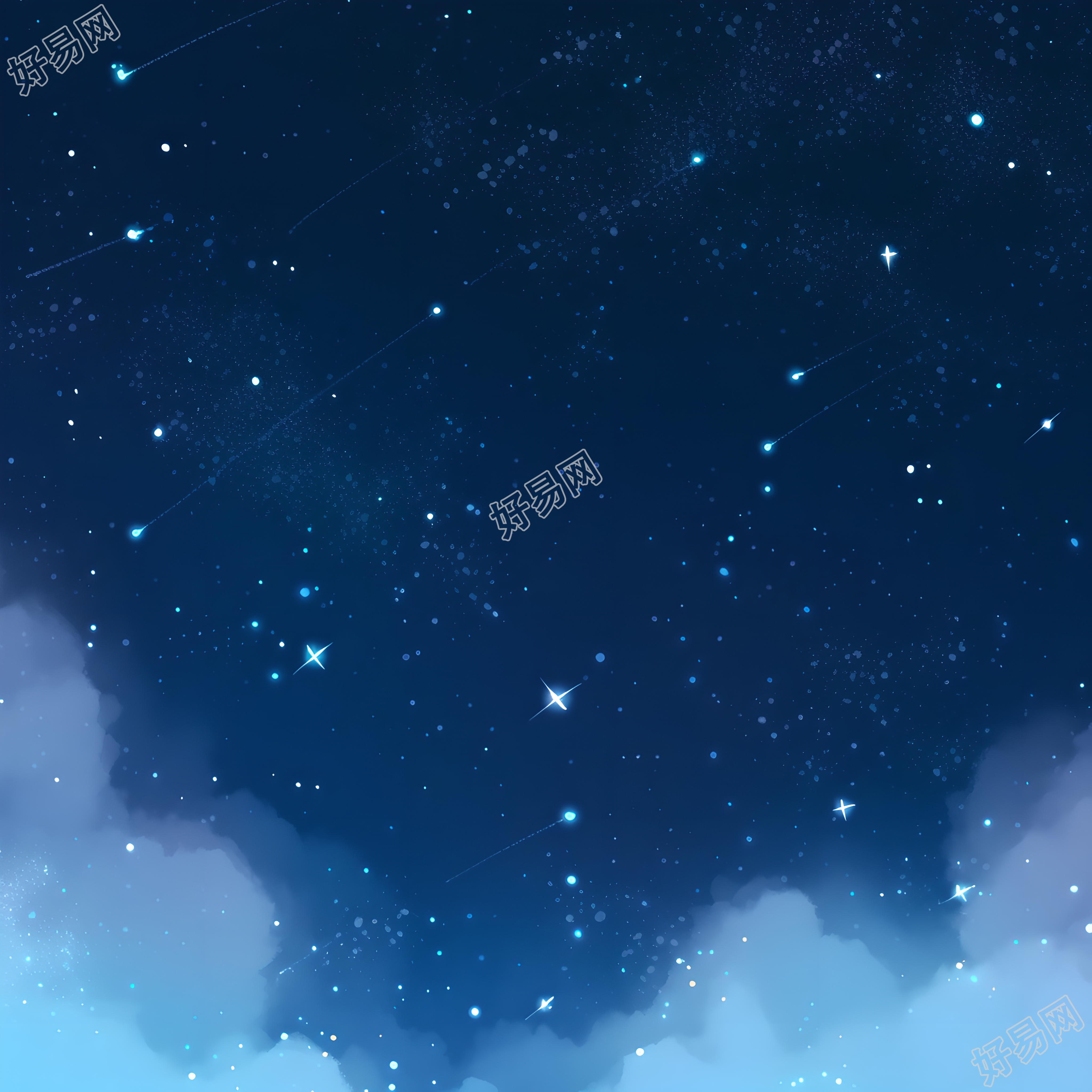 星空背景简约素材