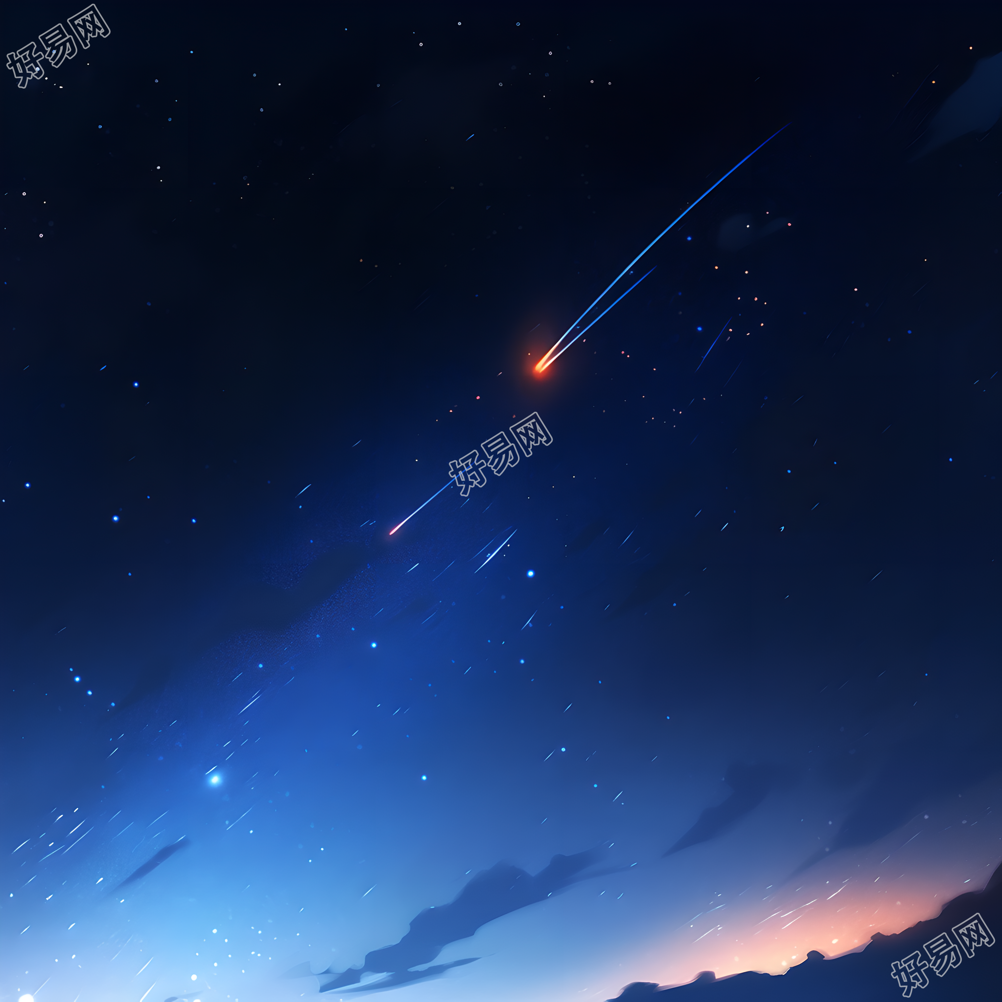星空背景高清图形素材