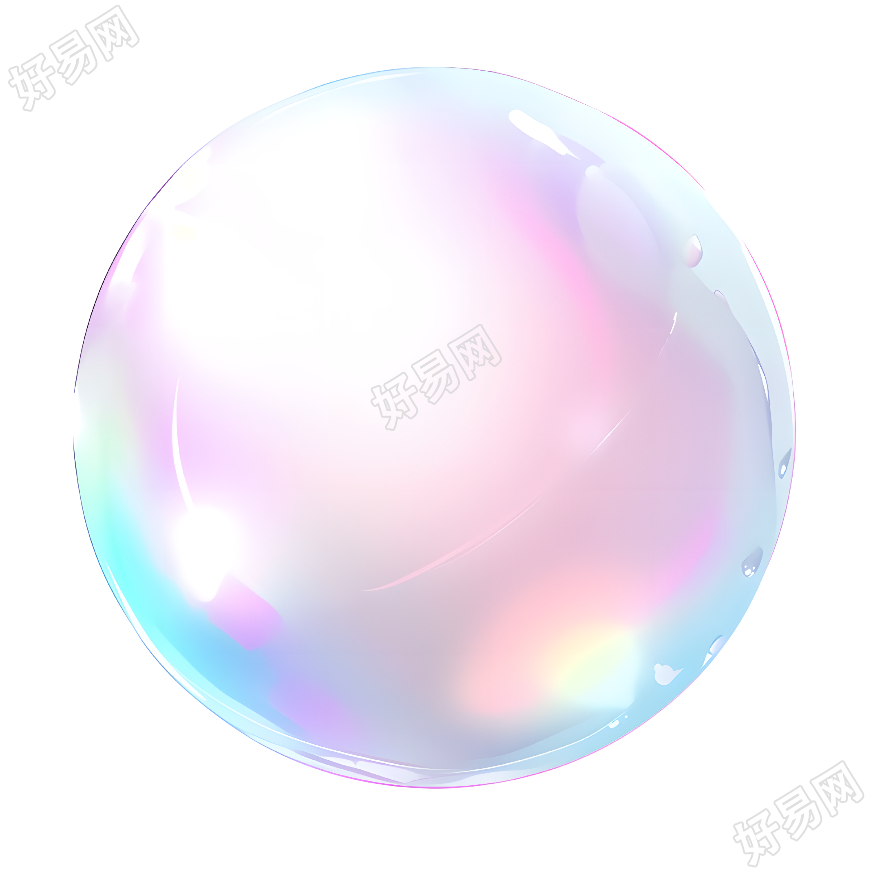 泡泡插画设计元素
