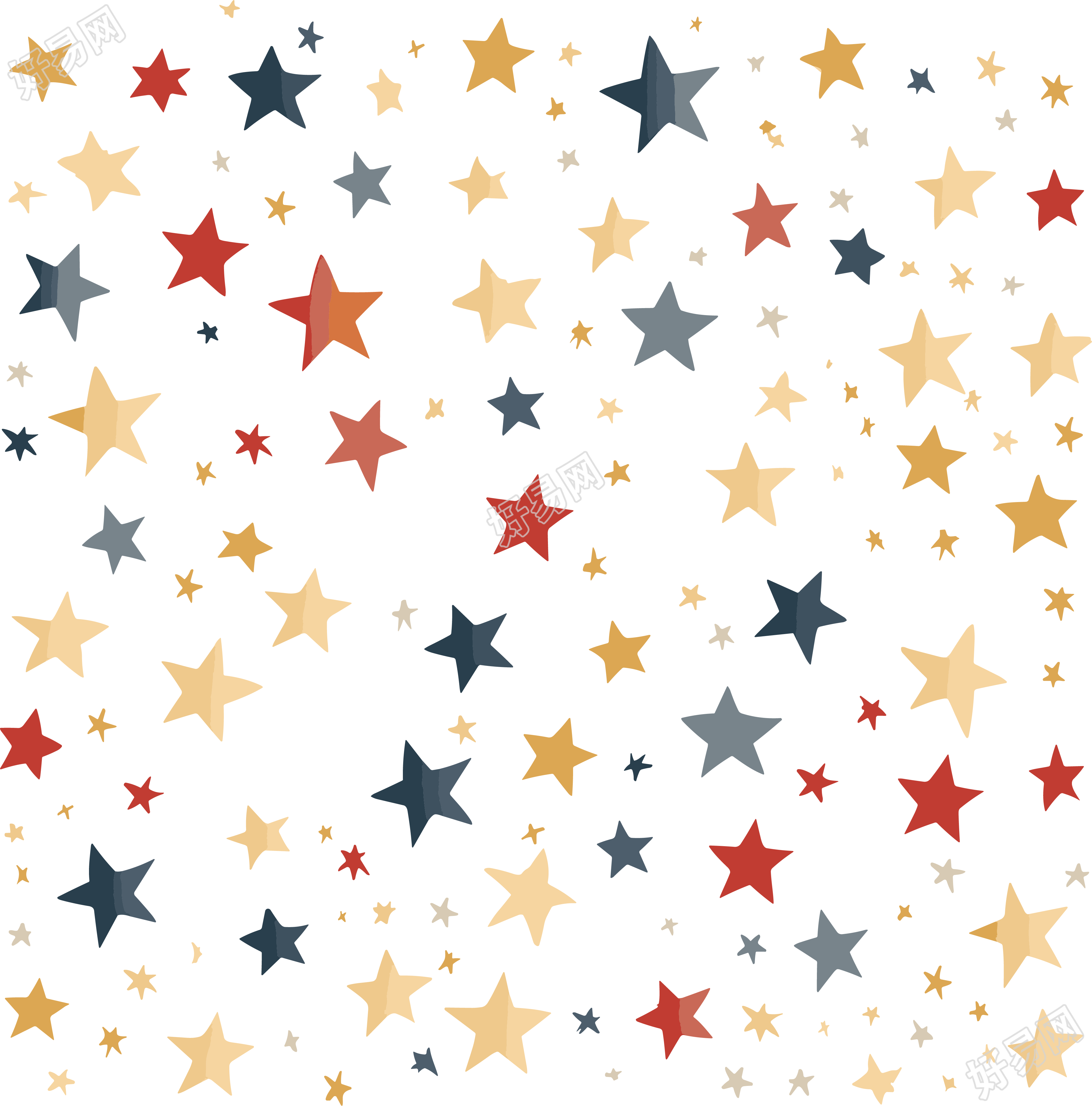 星星背景可商用素材