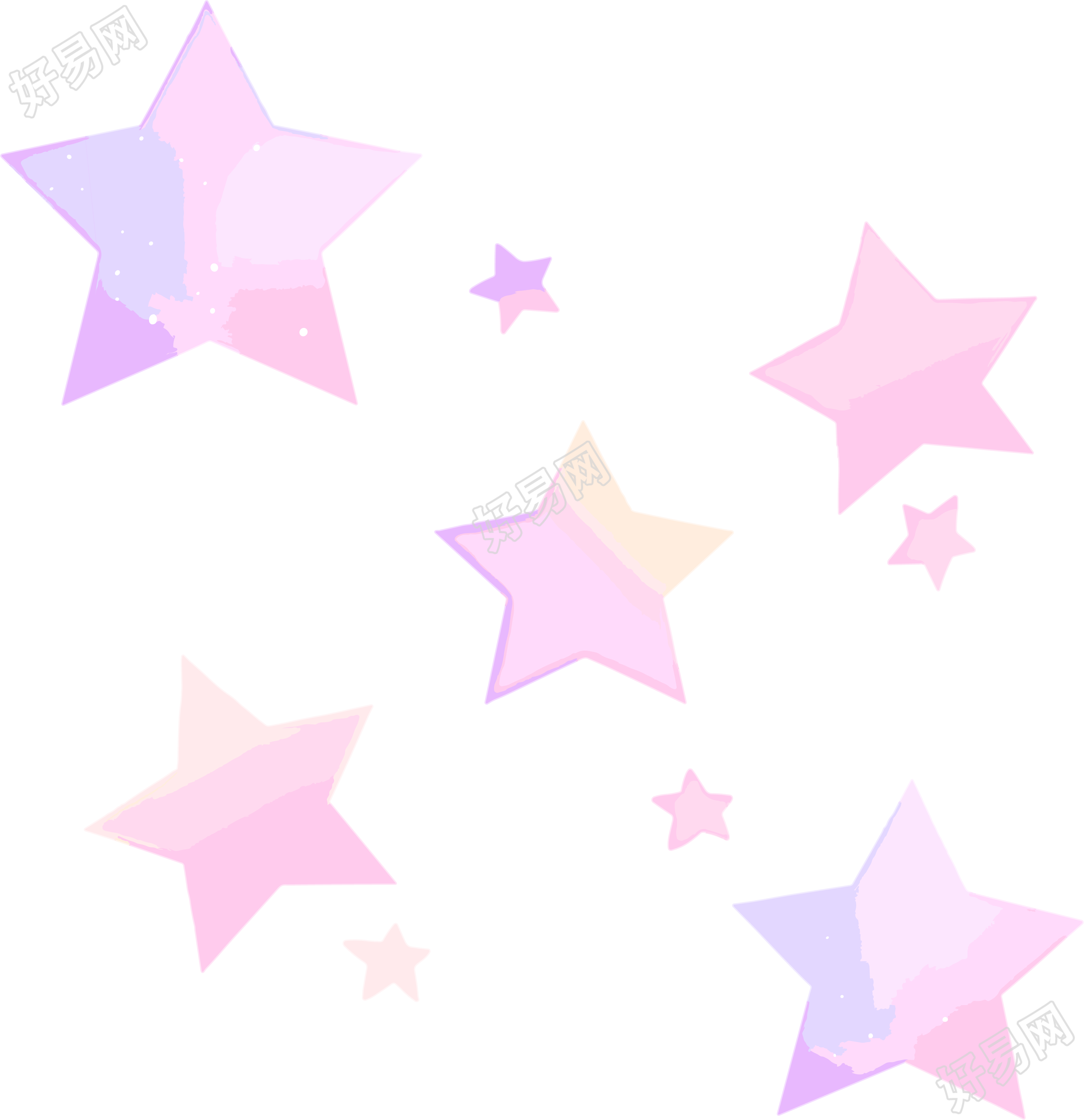 星星背景简单插画