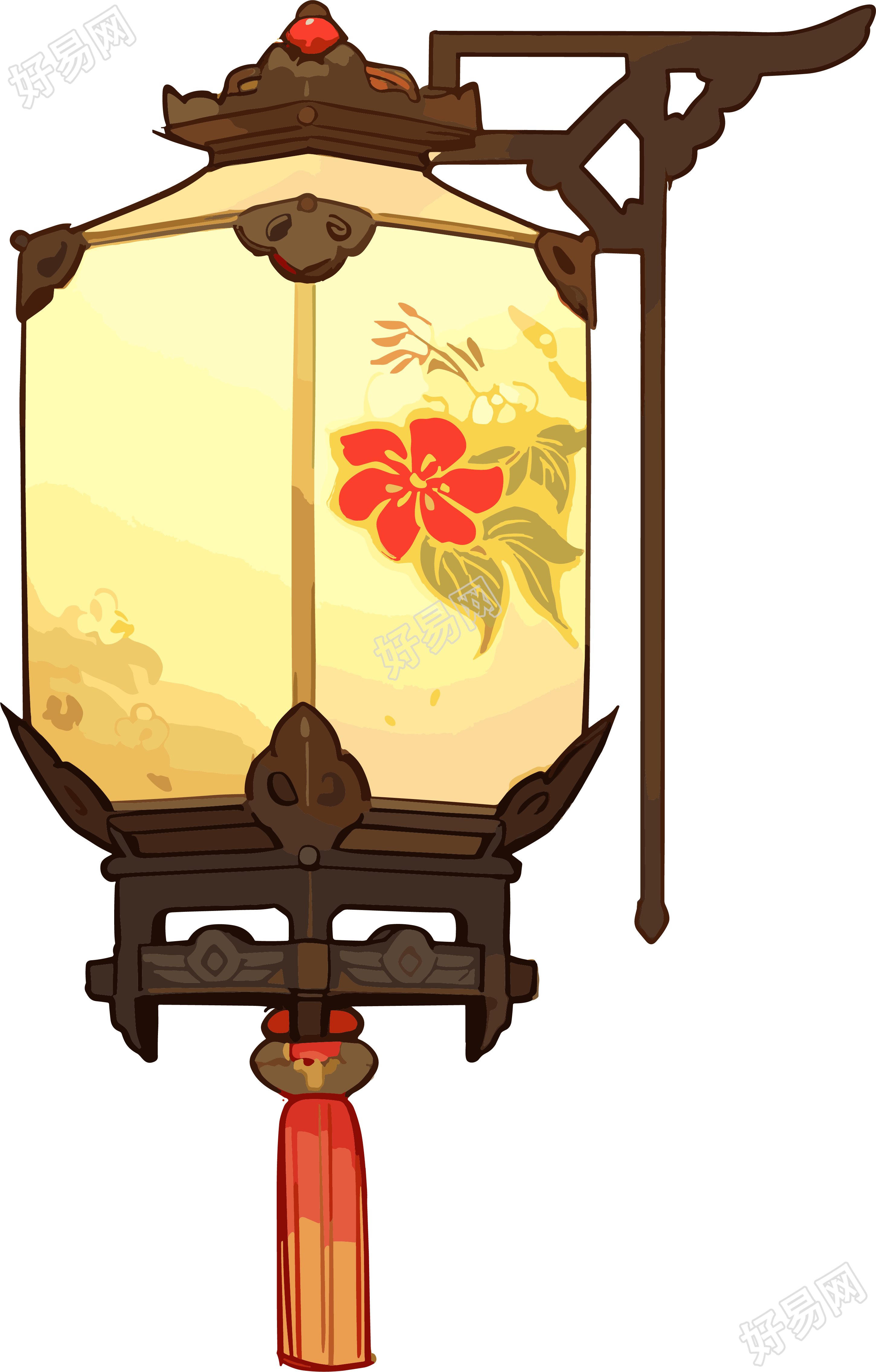 中式灯笼PNG插图