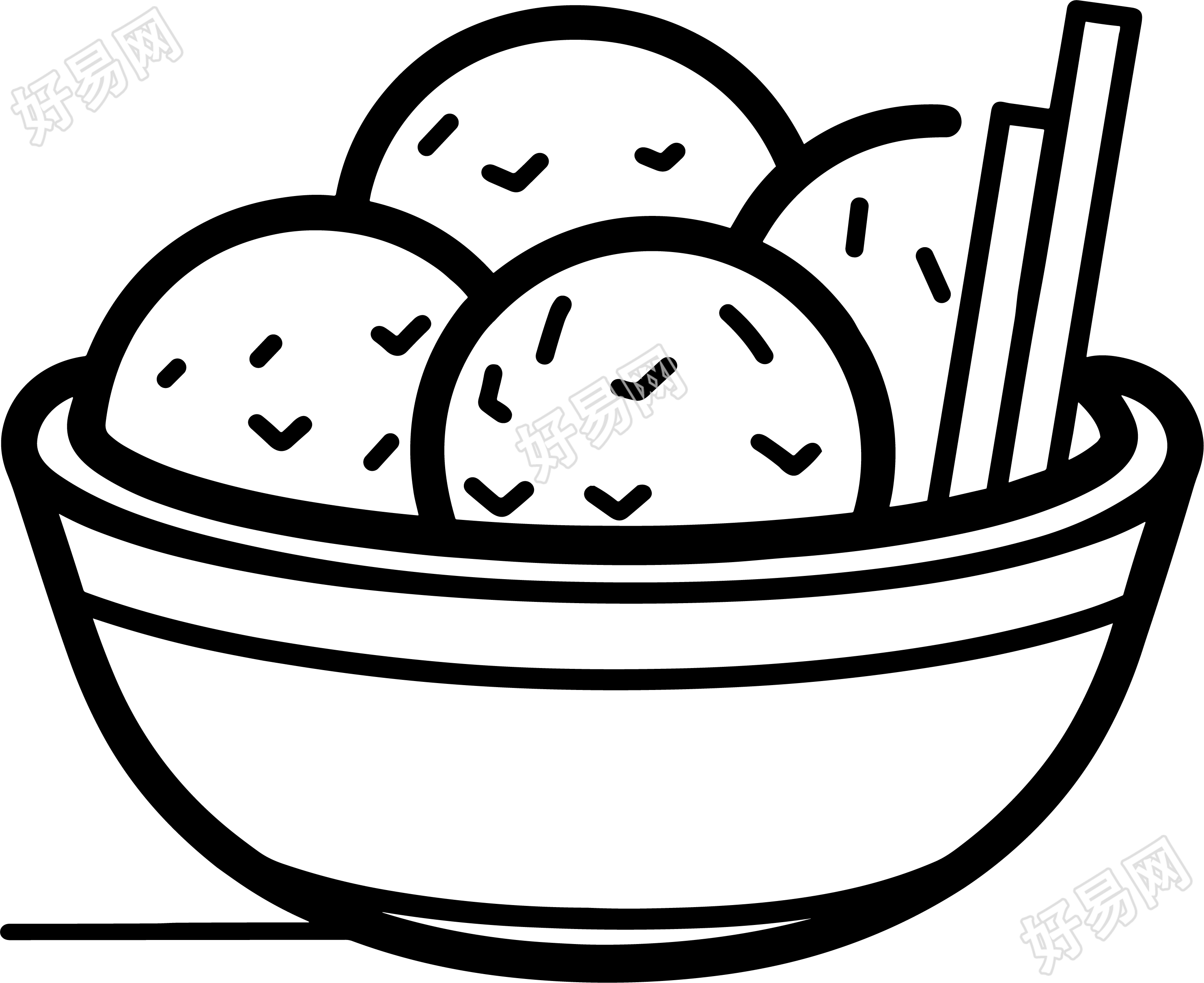 元宵节简笔画