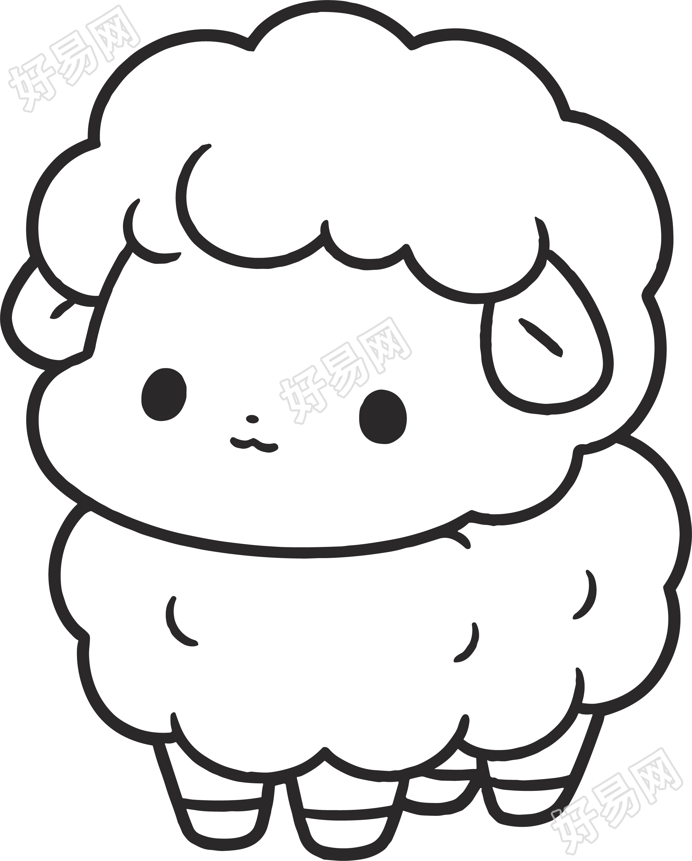 羊简笔画