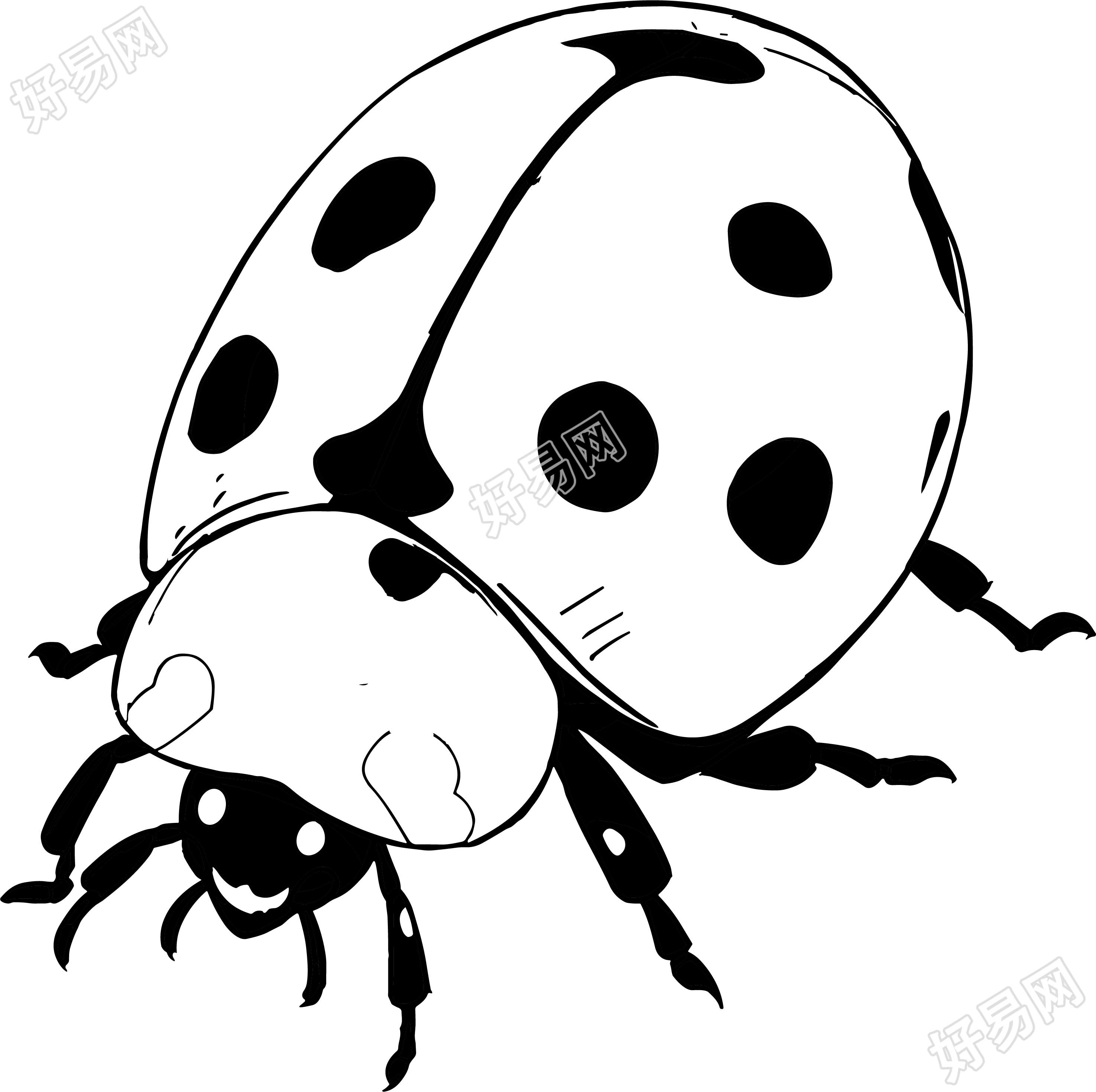 瓢虫简笔画