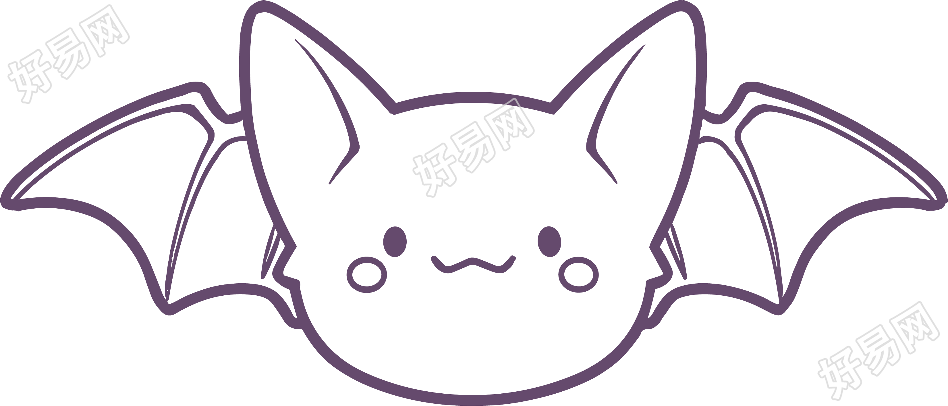 蝙蝠简笔画
