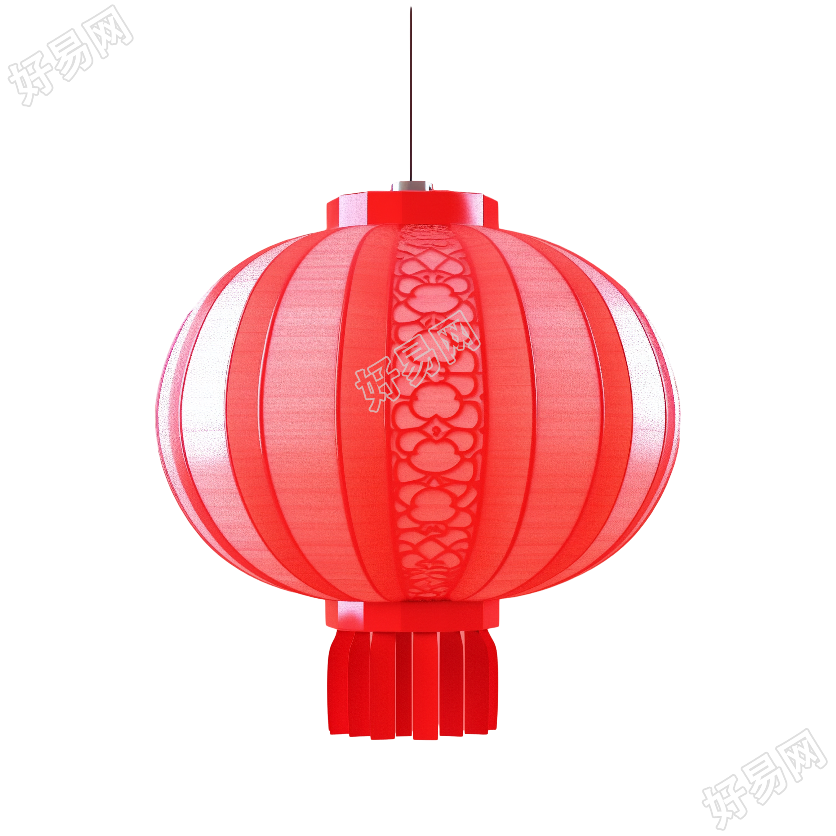 3D红灯笼简约素材