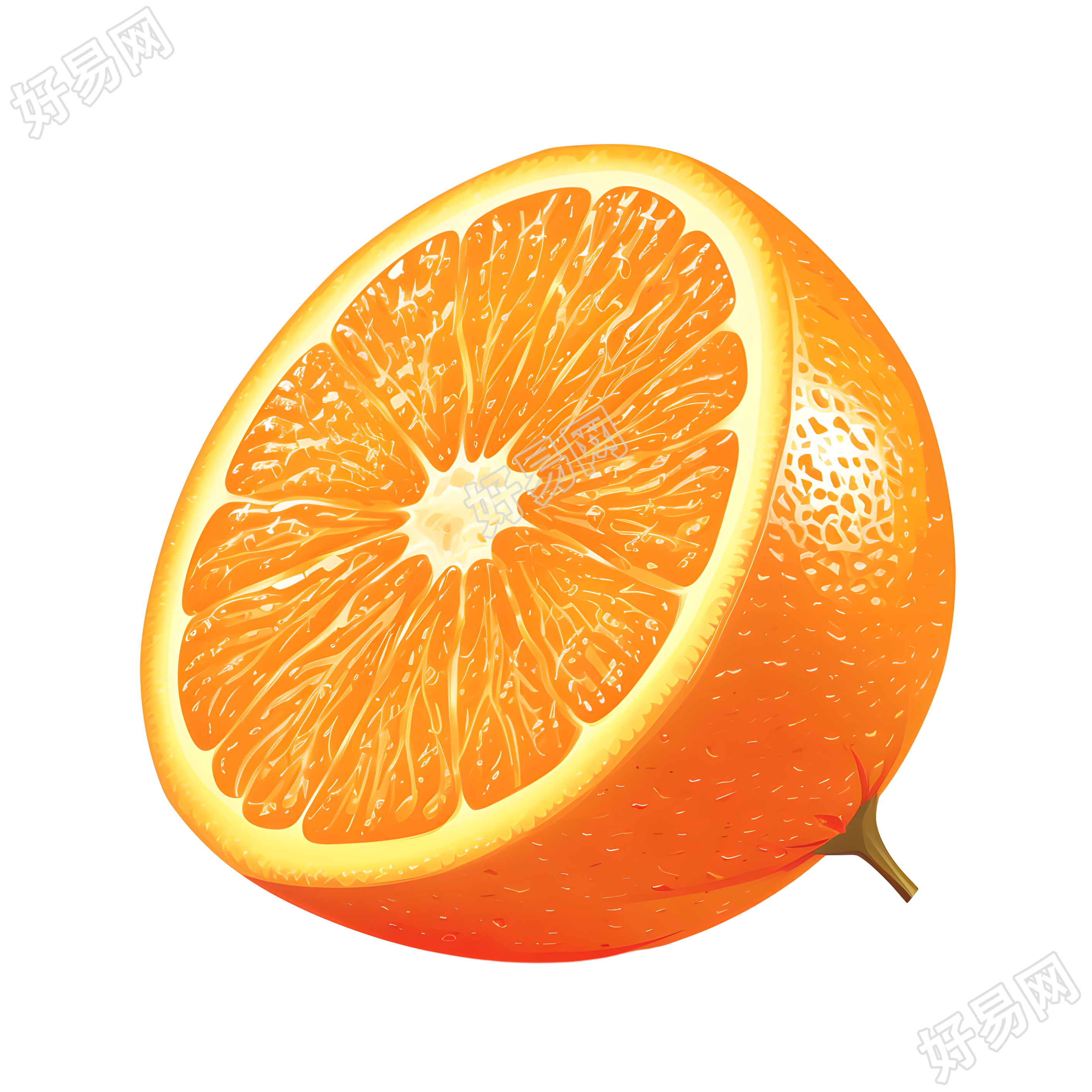 橙子PNG图形素材